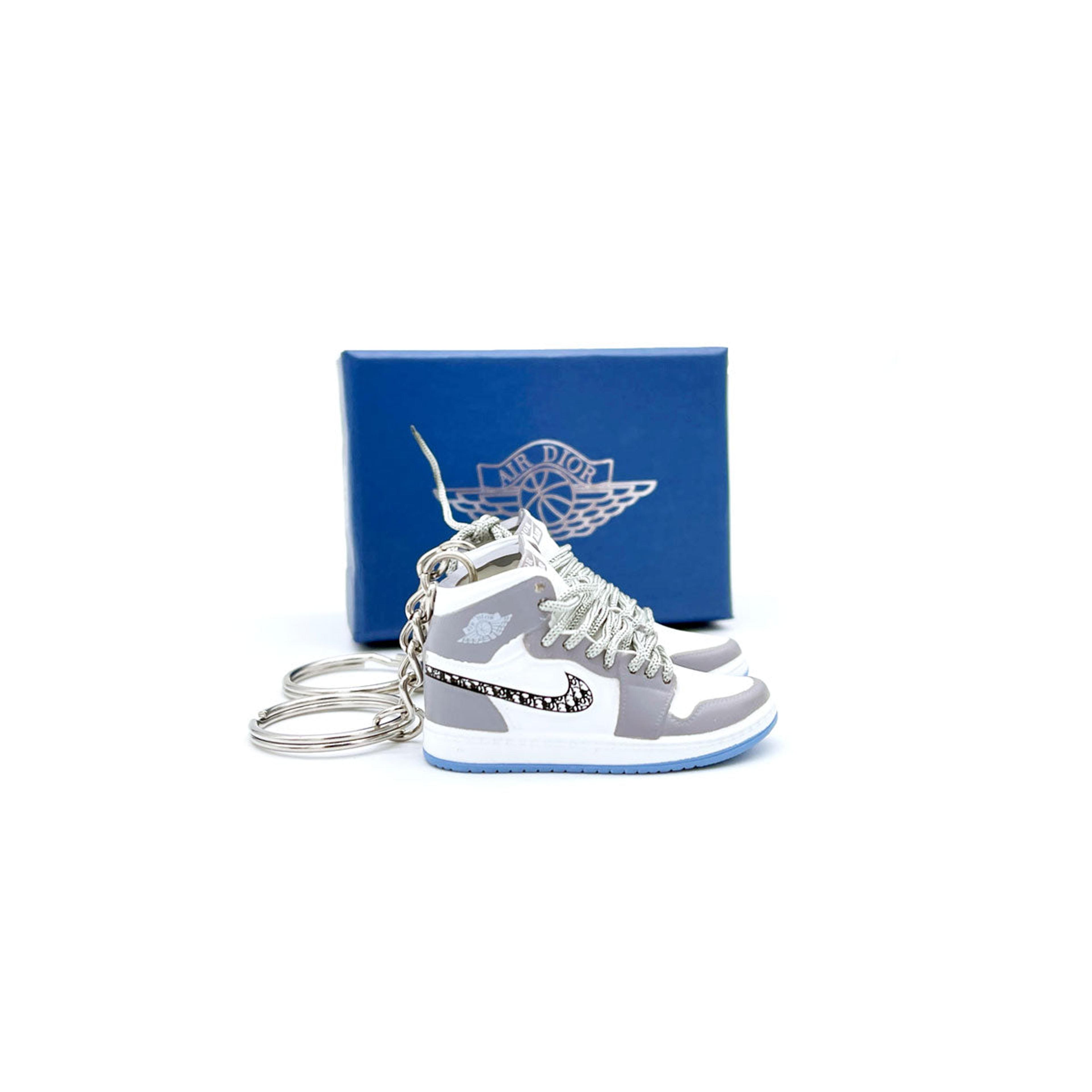 3D Sneaker Keychain - Air Jordan 1 High Dior Pair