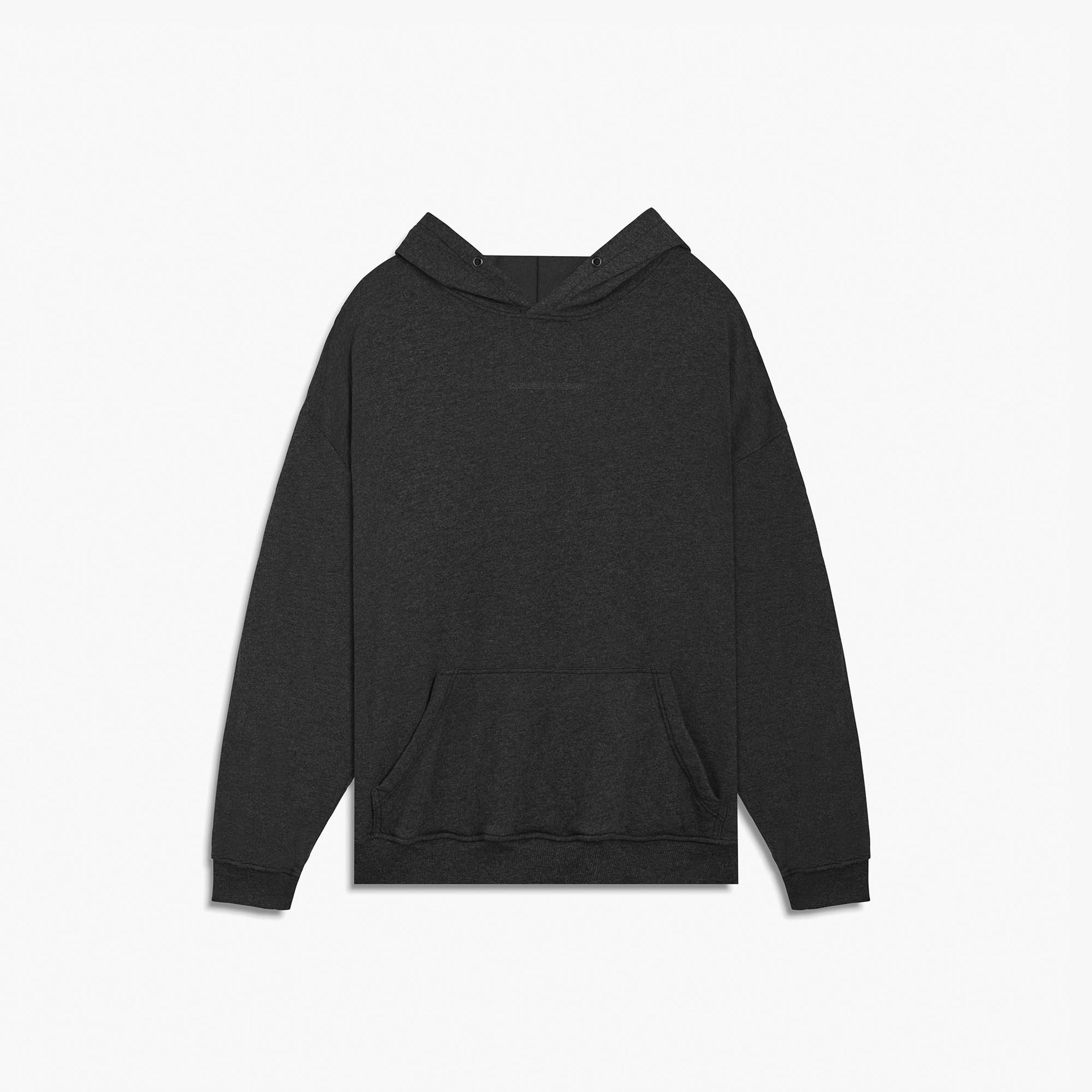 loop terry standard hoodie / black heather