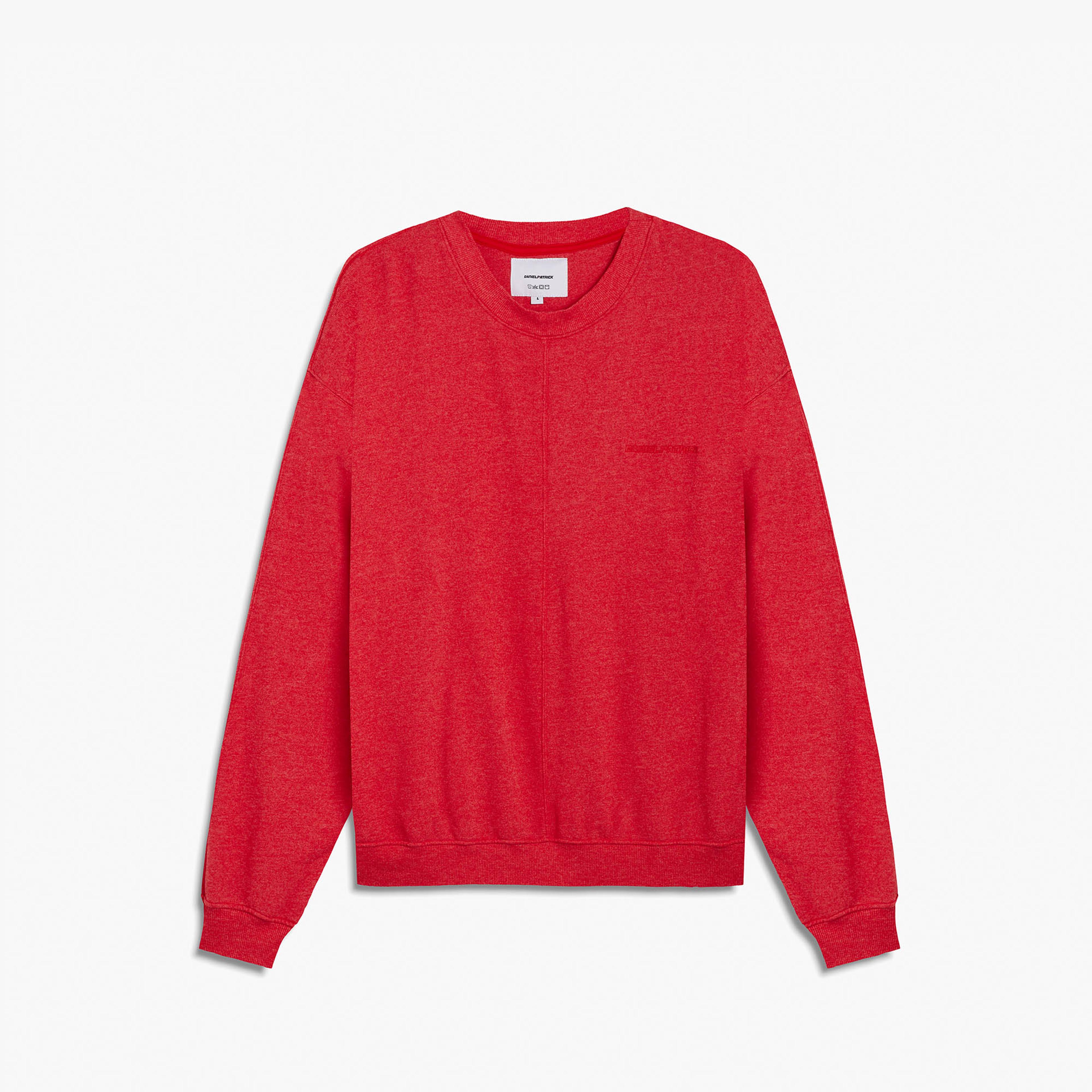 loop terry standard sweatshirt / red heather
