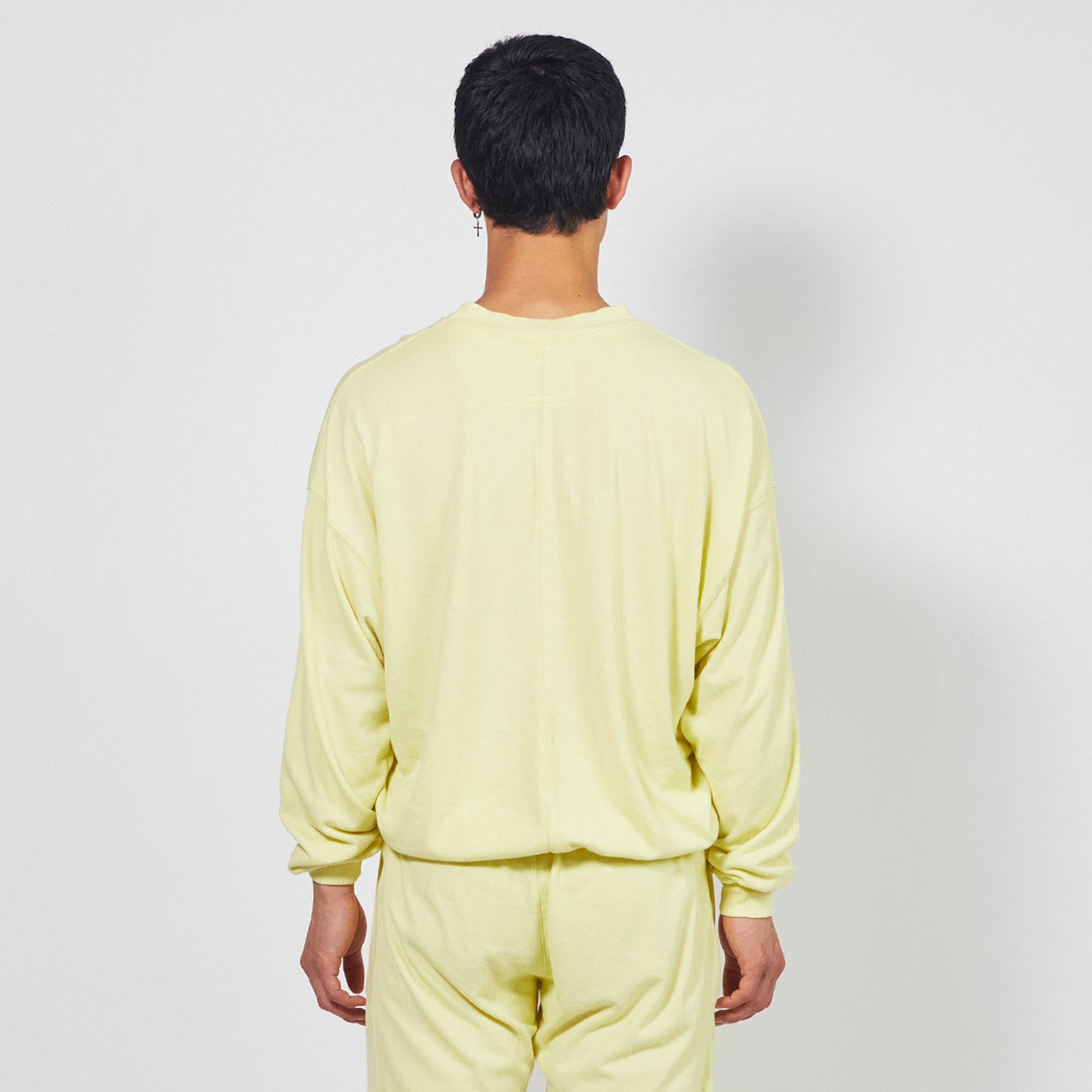 Alternate View 4 of loop terry standard sweatshirt / canary yellow