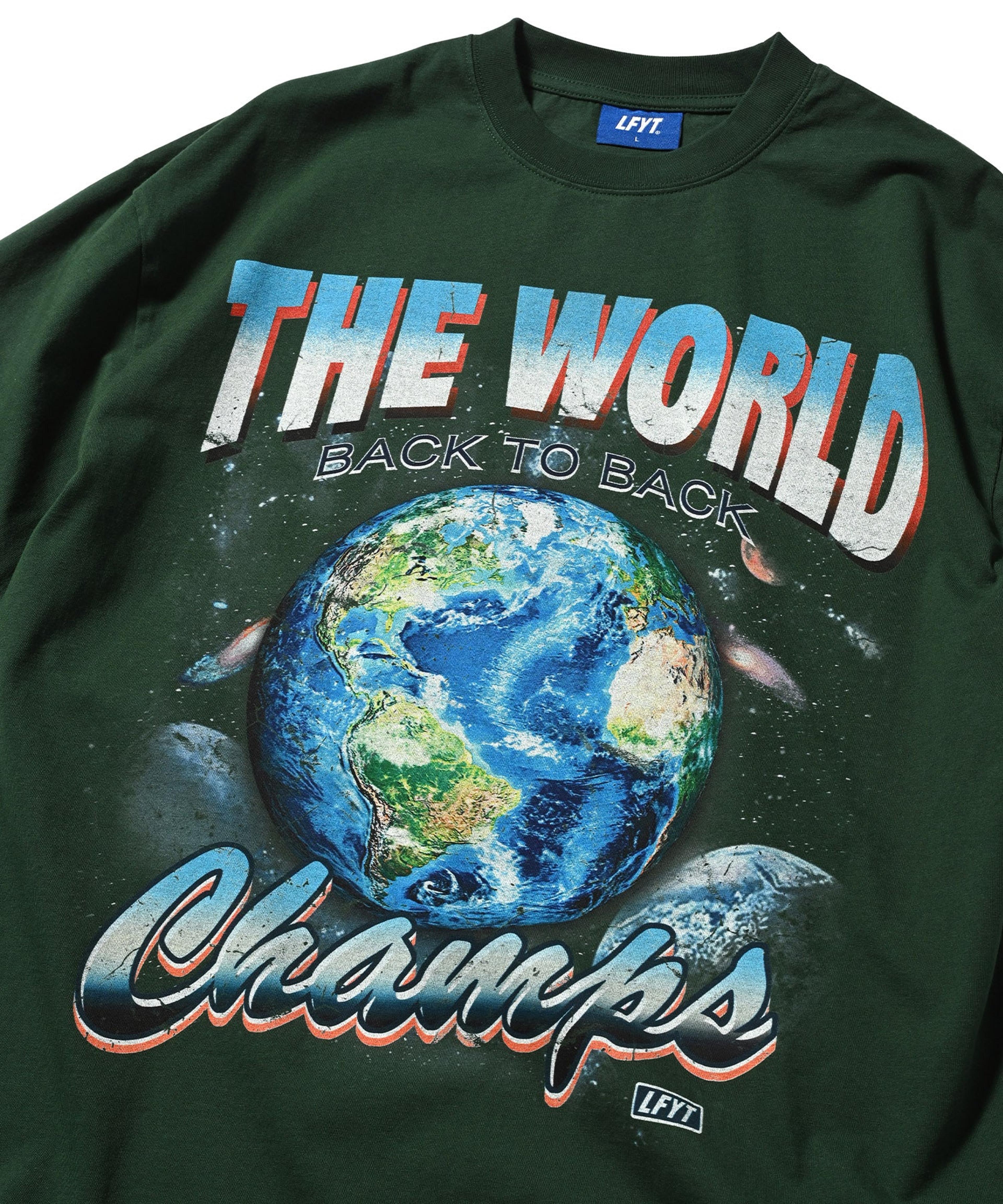 Alternate View 8 of LFYT - WORLD CHAMPS TEE TYPE-9 - VINTAGE EDITION LS240112