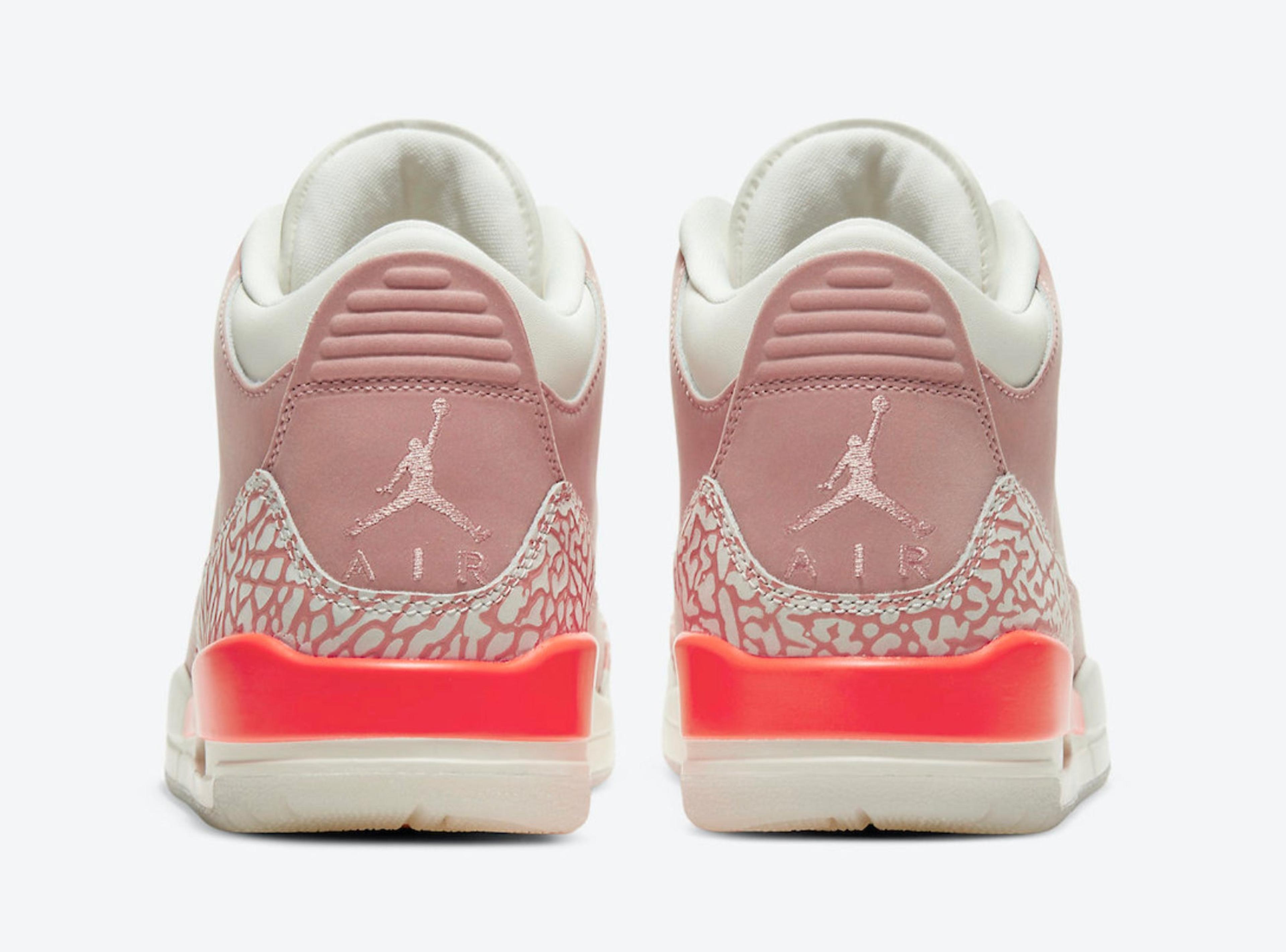 Alternate View 3 of 2021 Women's Nike Air Jordan 3 “Rust Pink”