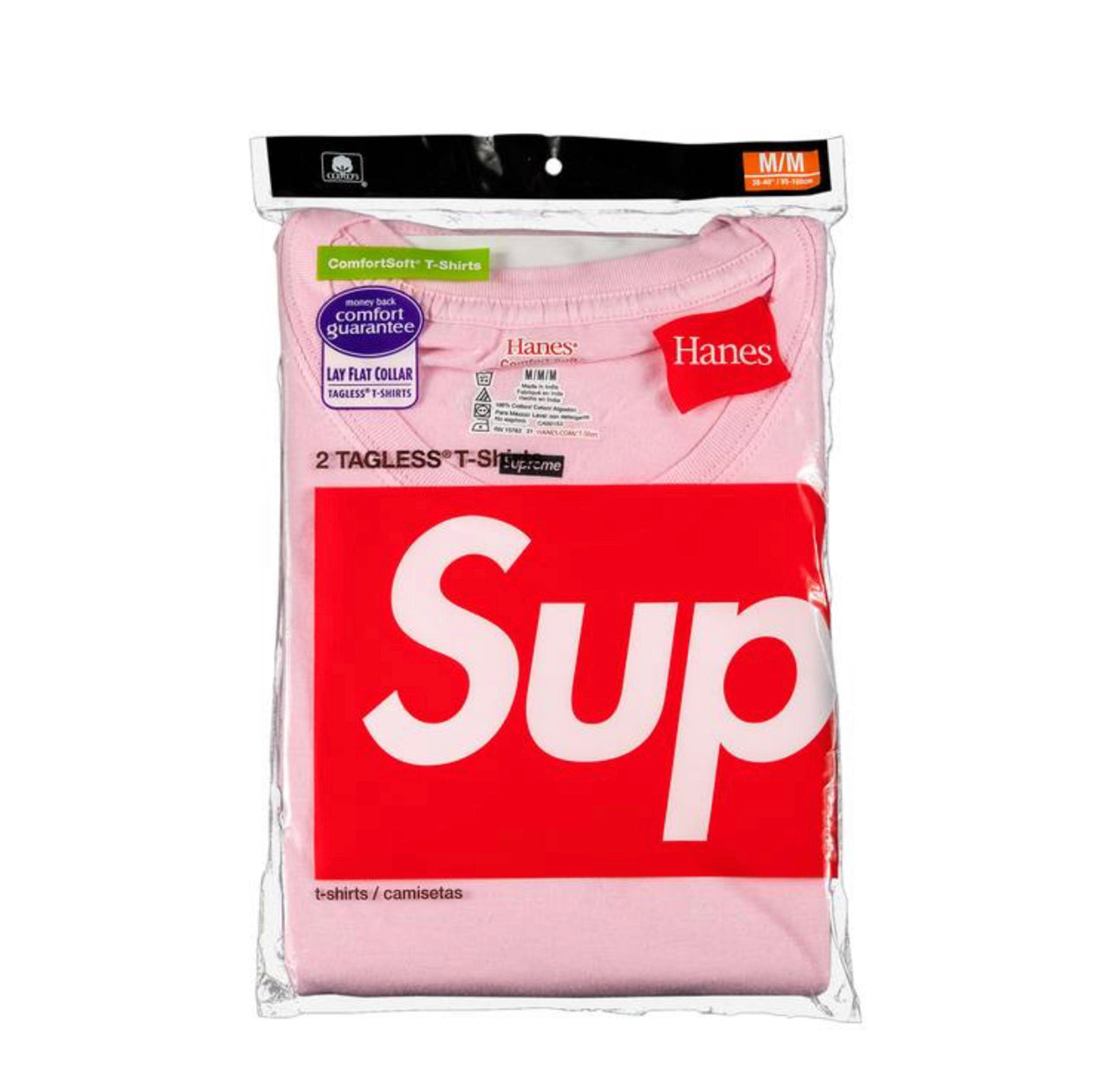 Alternate View 1 of Supreme Tagless Tee (2 Pack) Pink