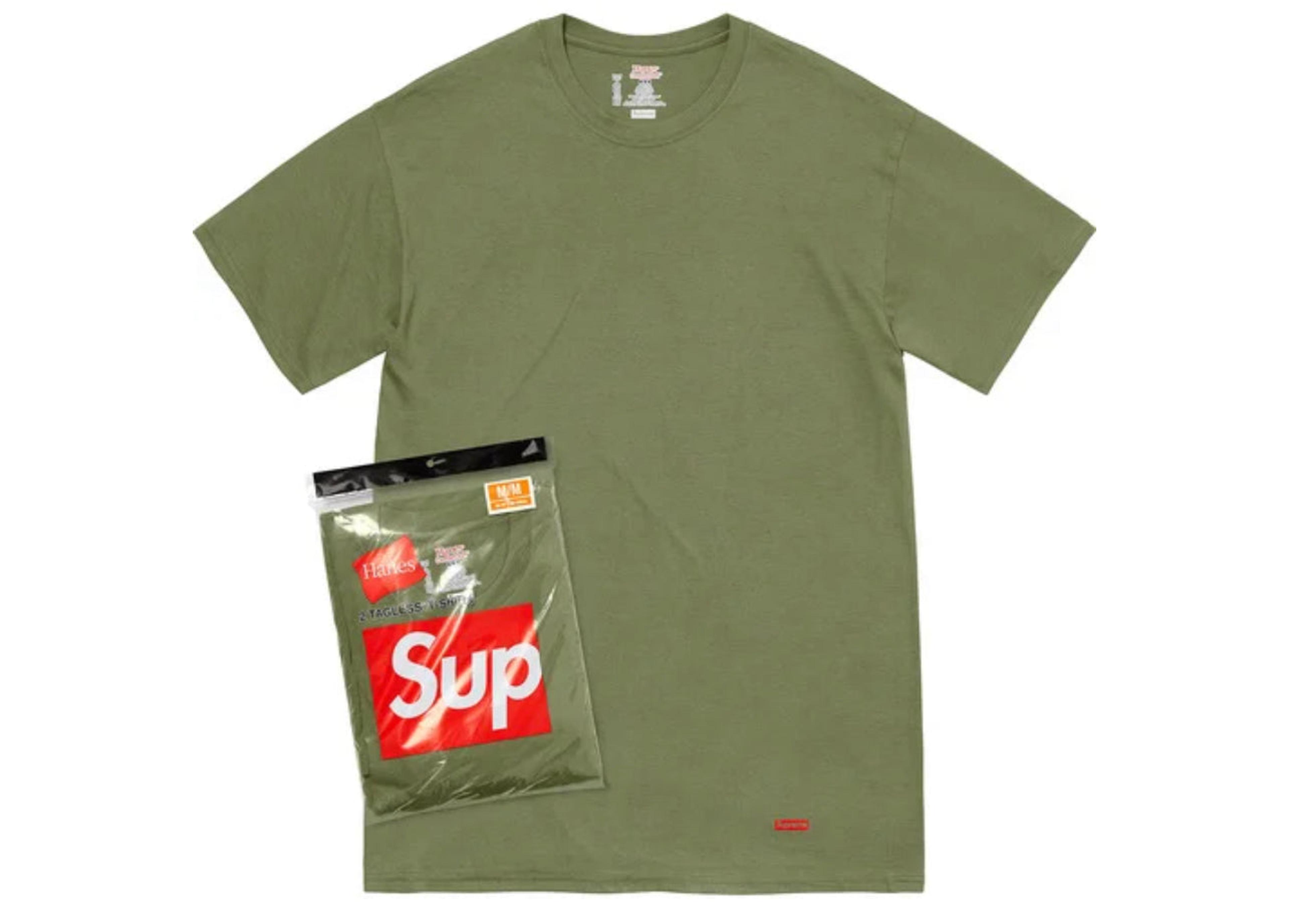 Supreme x Hanes Tagless T-Shirts (2 pack)