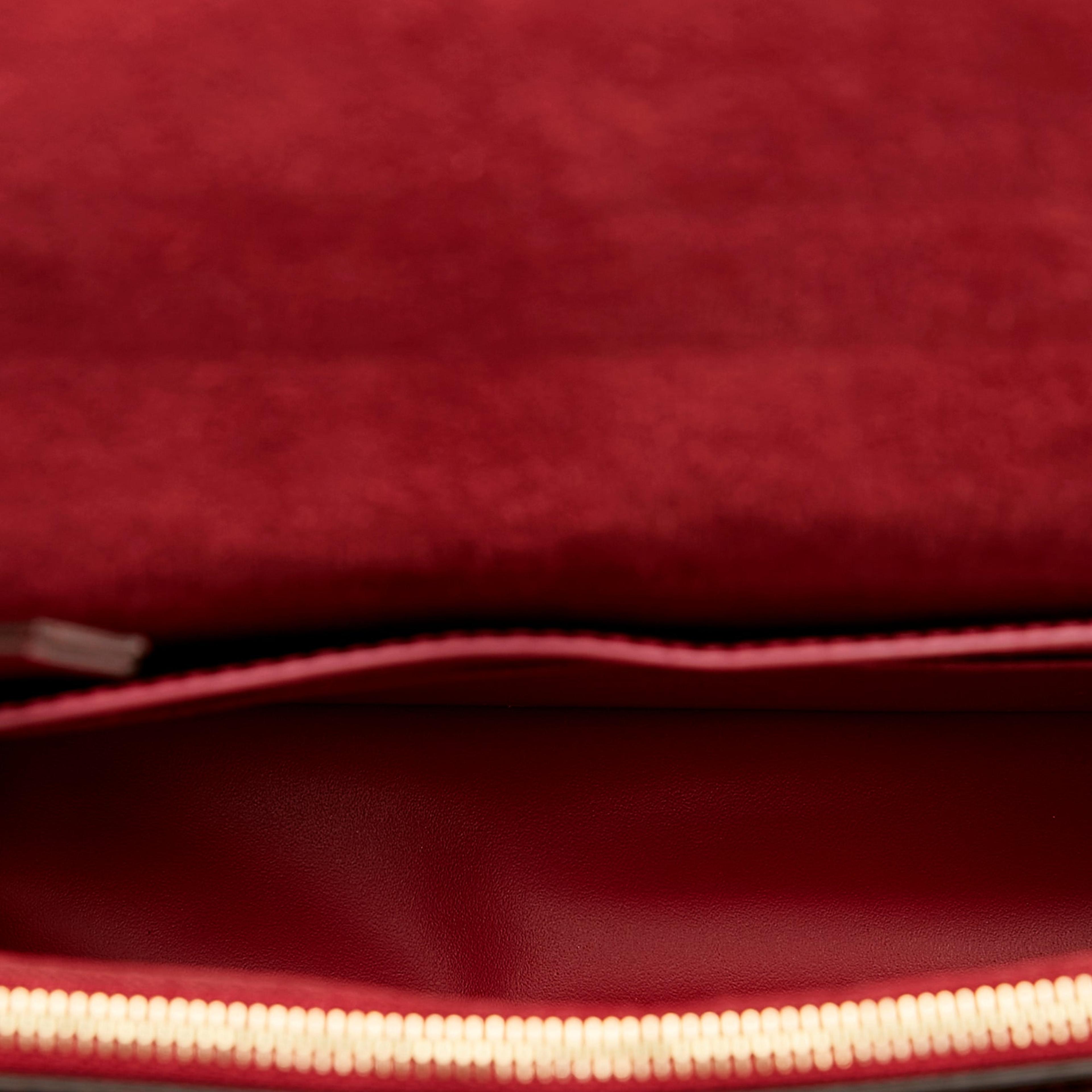 Louis Vuitton, Bags, Preloved Louis Vuitton Monogram Flore Wallet On Chain