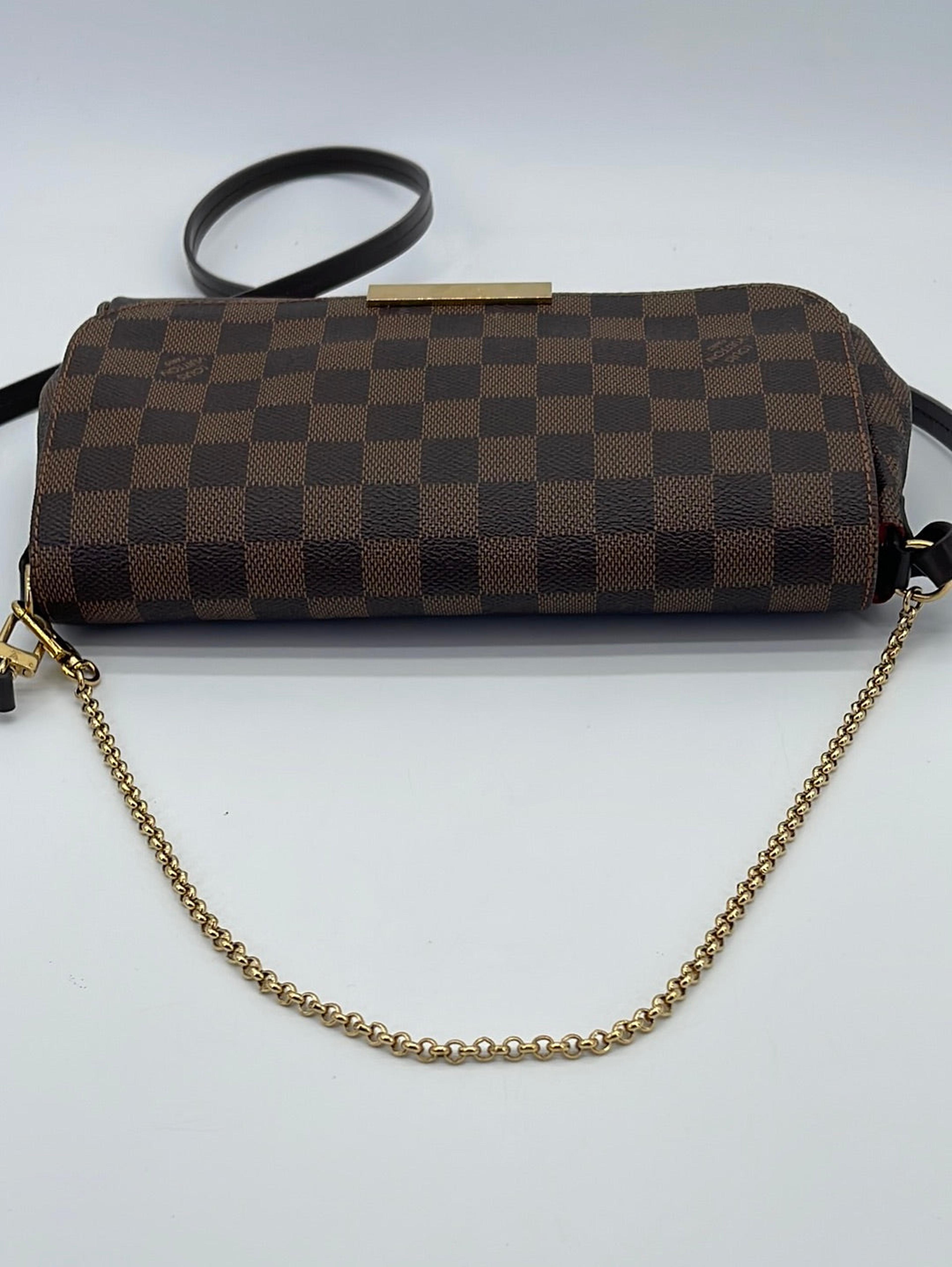 PRELOVED Louis Vuitton Eva Handbag Damier Ebene Crossbody Bag