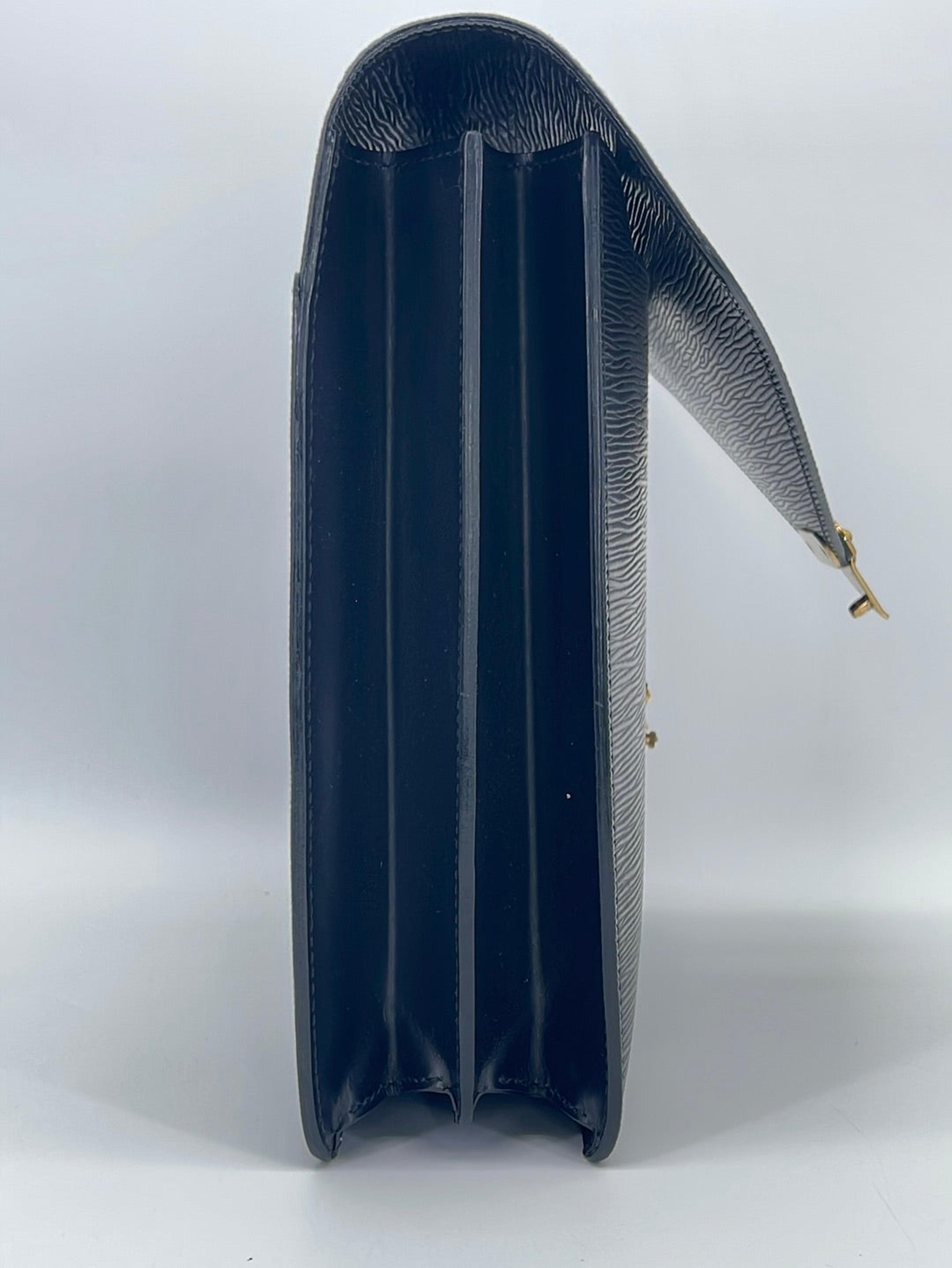 NTWRK - PRELOVED Louis Vuitton Black Epi Leather Serviette Ambassadeur B