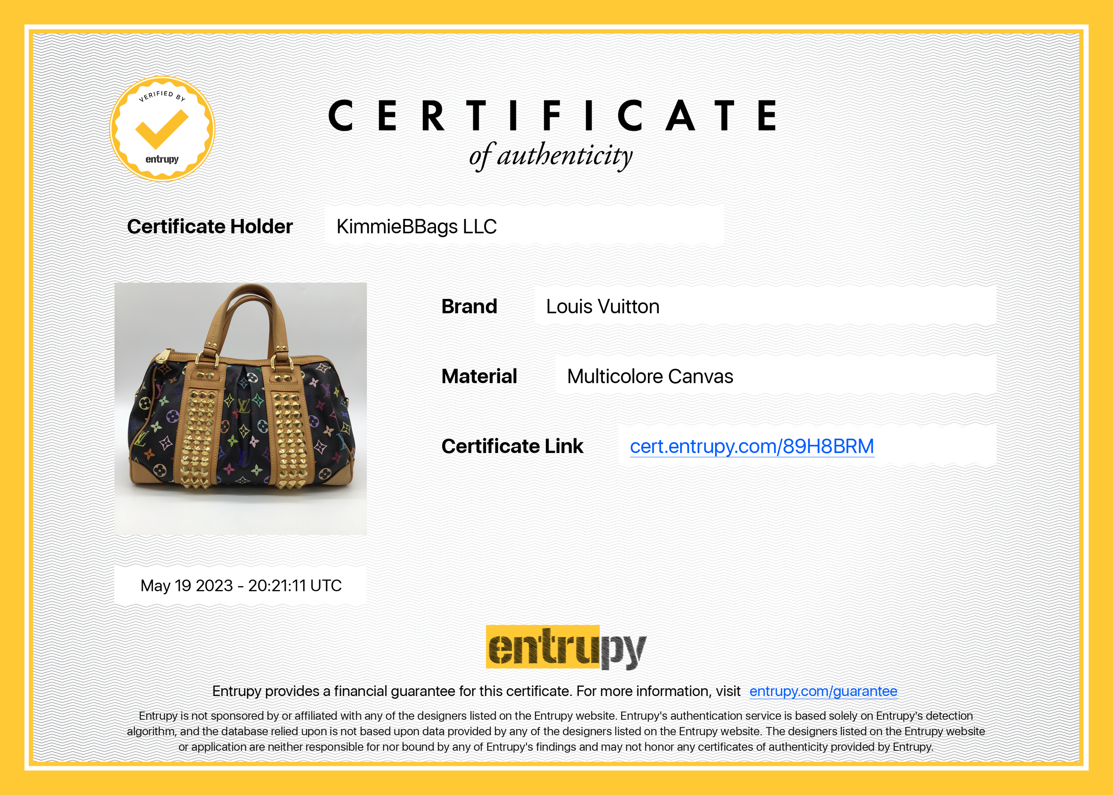 All Louis Vuitton Materials Supported For Authentication - Entrupy