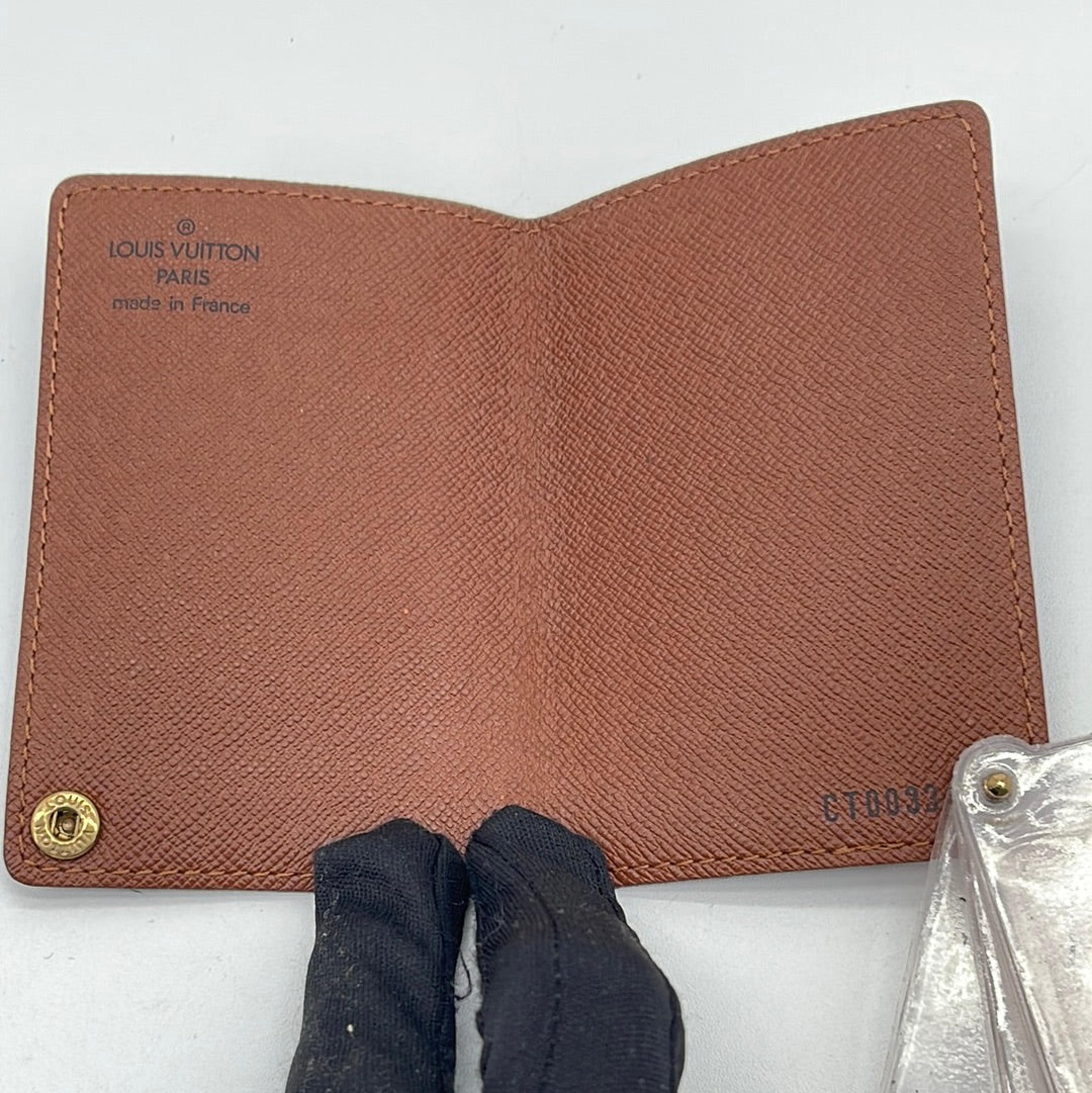 PRELOVED Louis Vuitton Monogram Canvas Porte Cartes Pression Card Case  BU0044 092923