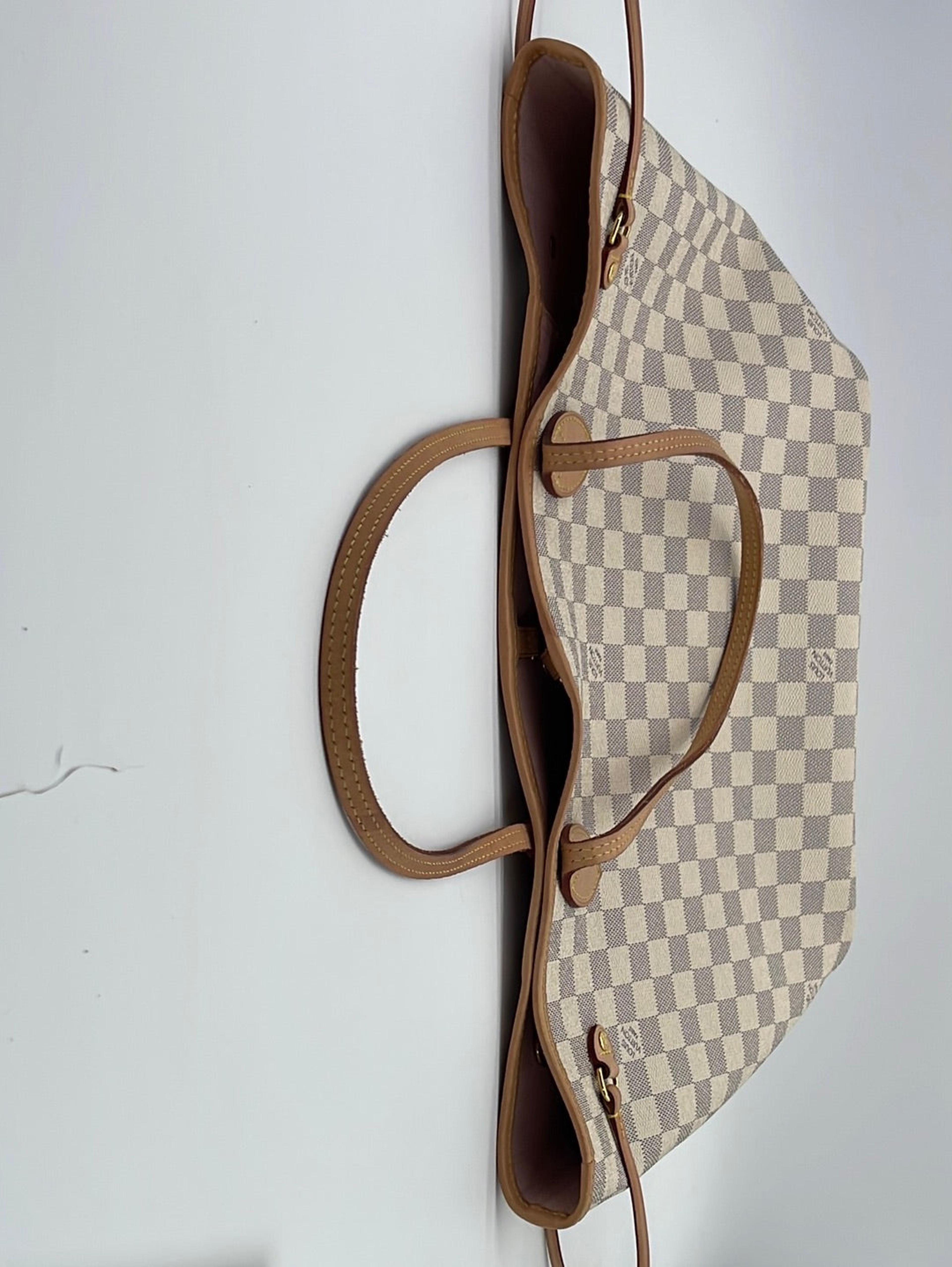 Preloved Louis Vuitton Damier Azur Neverfull MM Tote Bag AR1186 062023 –  KimmieBBags LLC