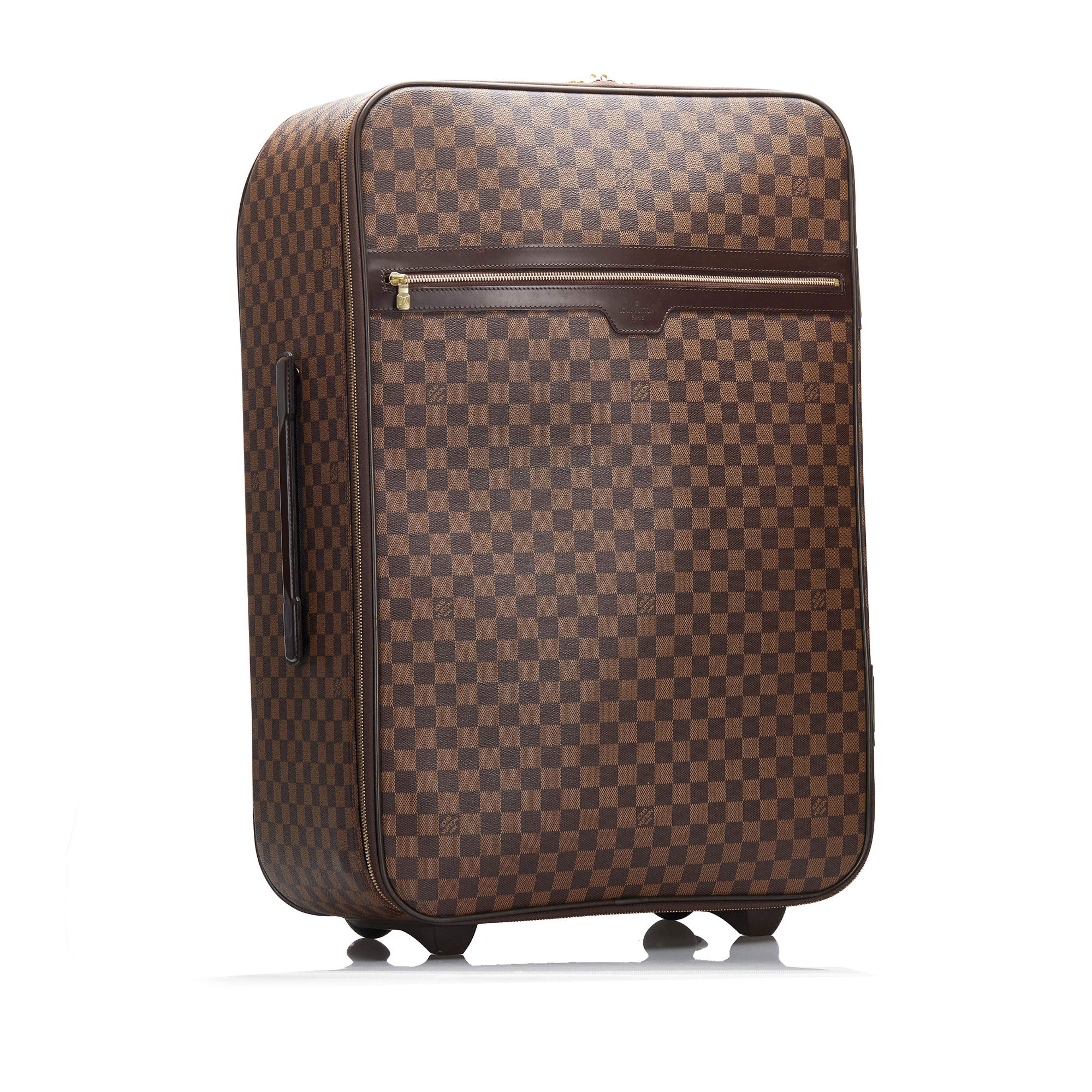 Louis Vuitton Damier Leather Trolley With Front Pocket Suitcase