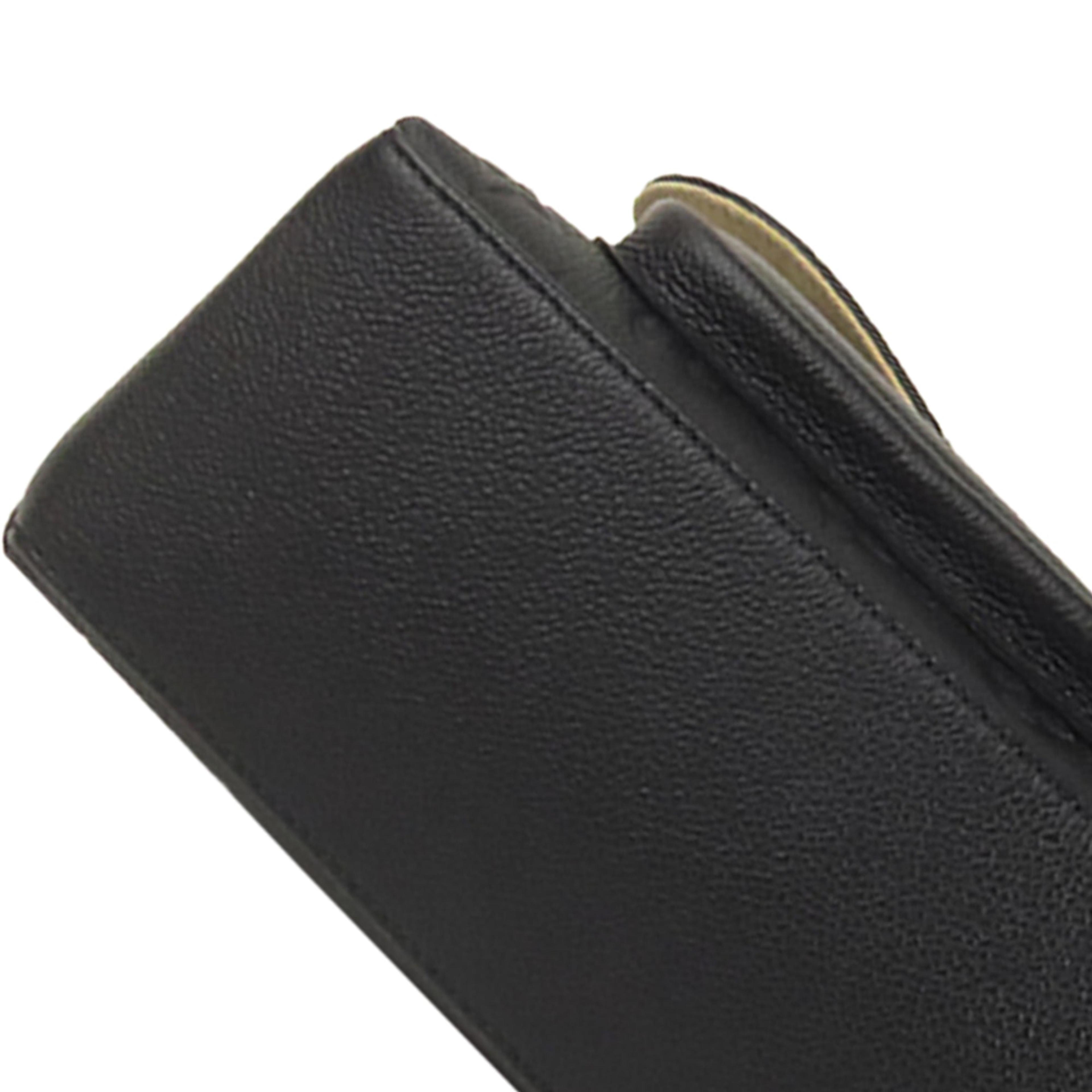 Preloved Louis Vuitton Marignan Black Leather Handbag AR2169