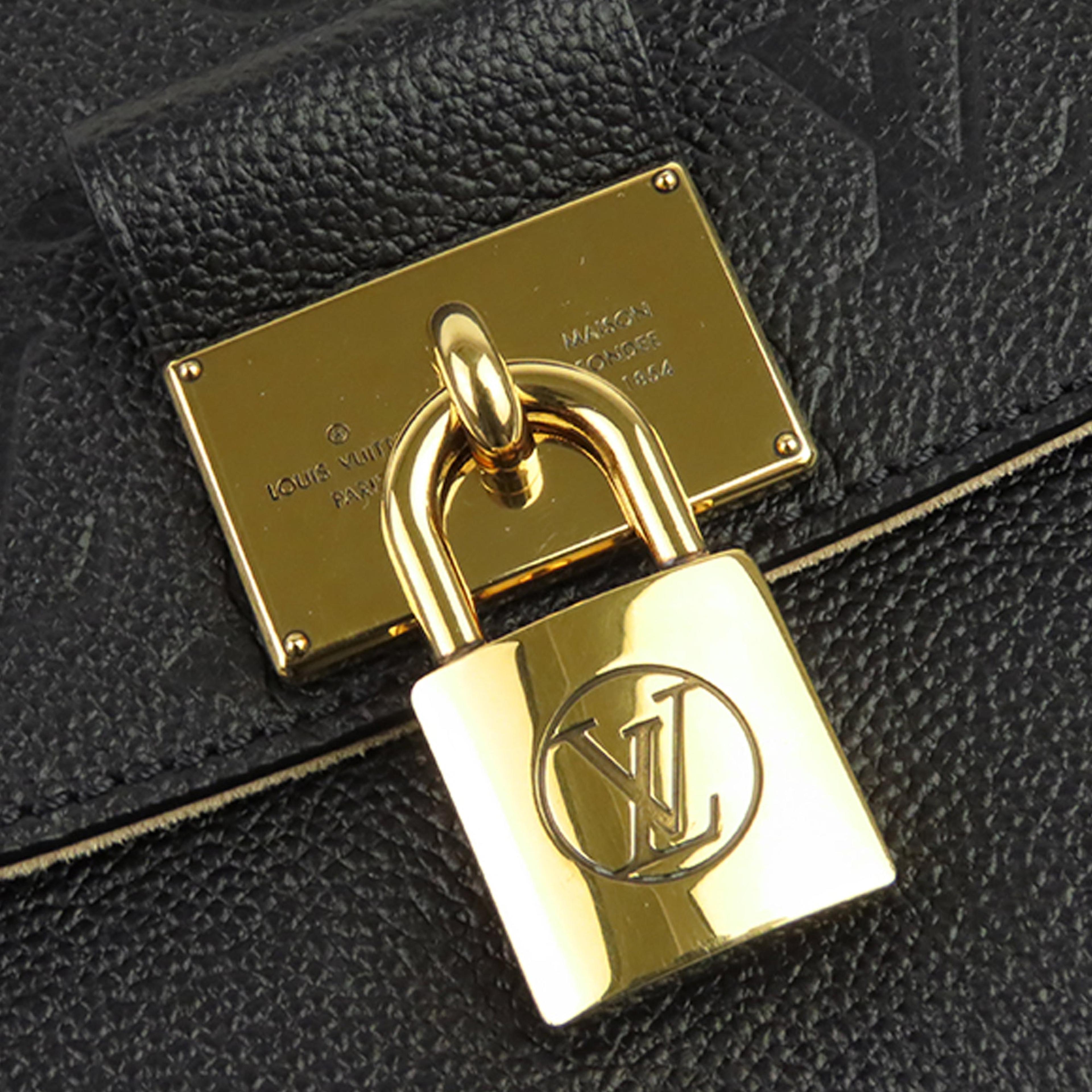 NTWRK - Preloved Louis Vuitton Marignan Black Leather Handbag