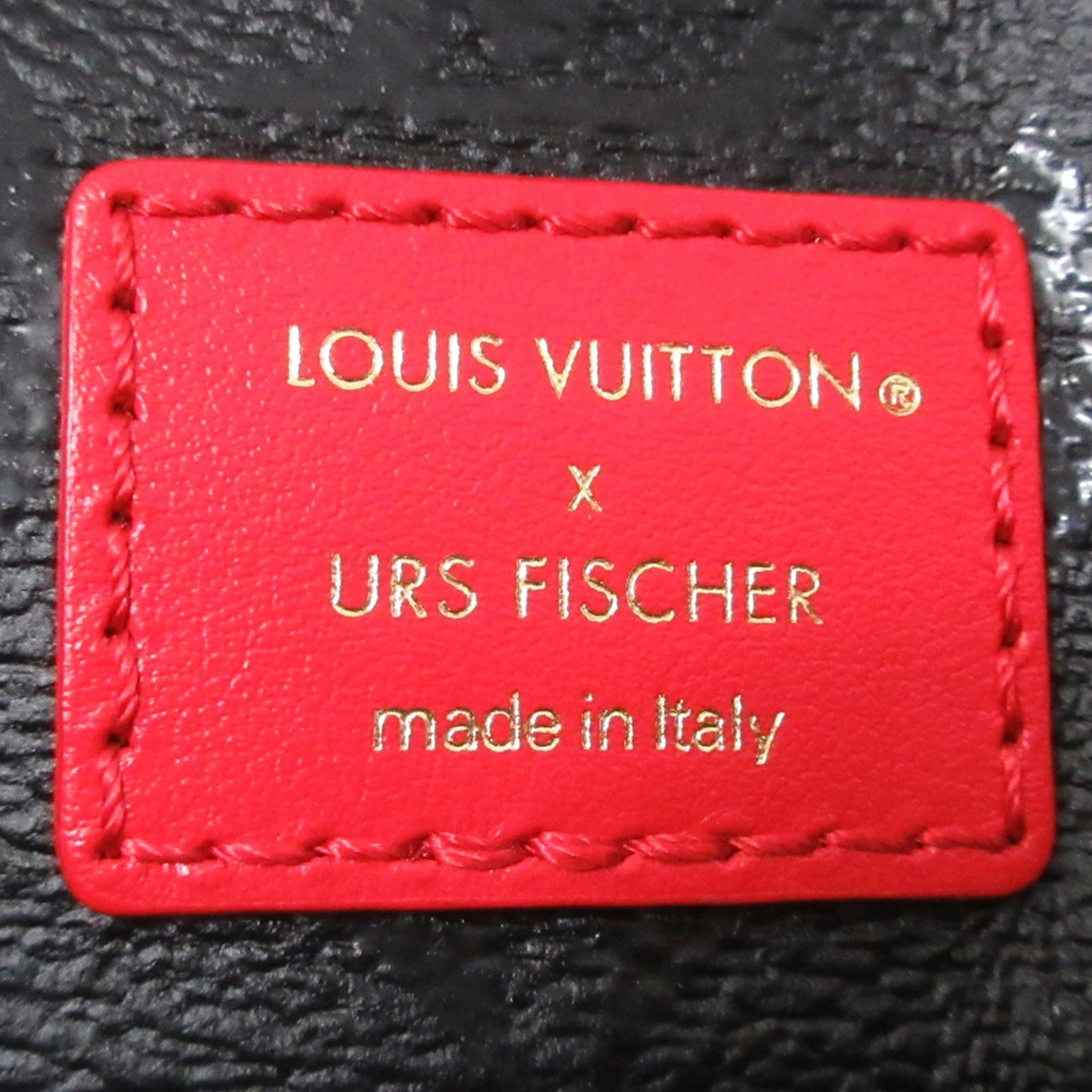 Louis Vuitton OnTheGo GM Black Red Giant Monogram Urs Fischer