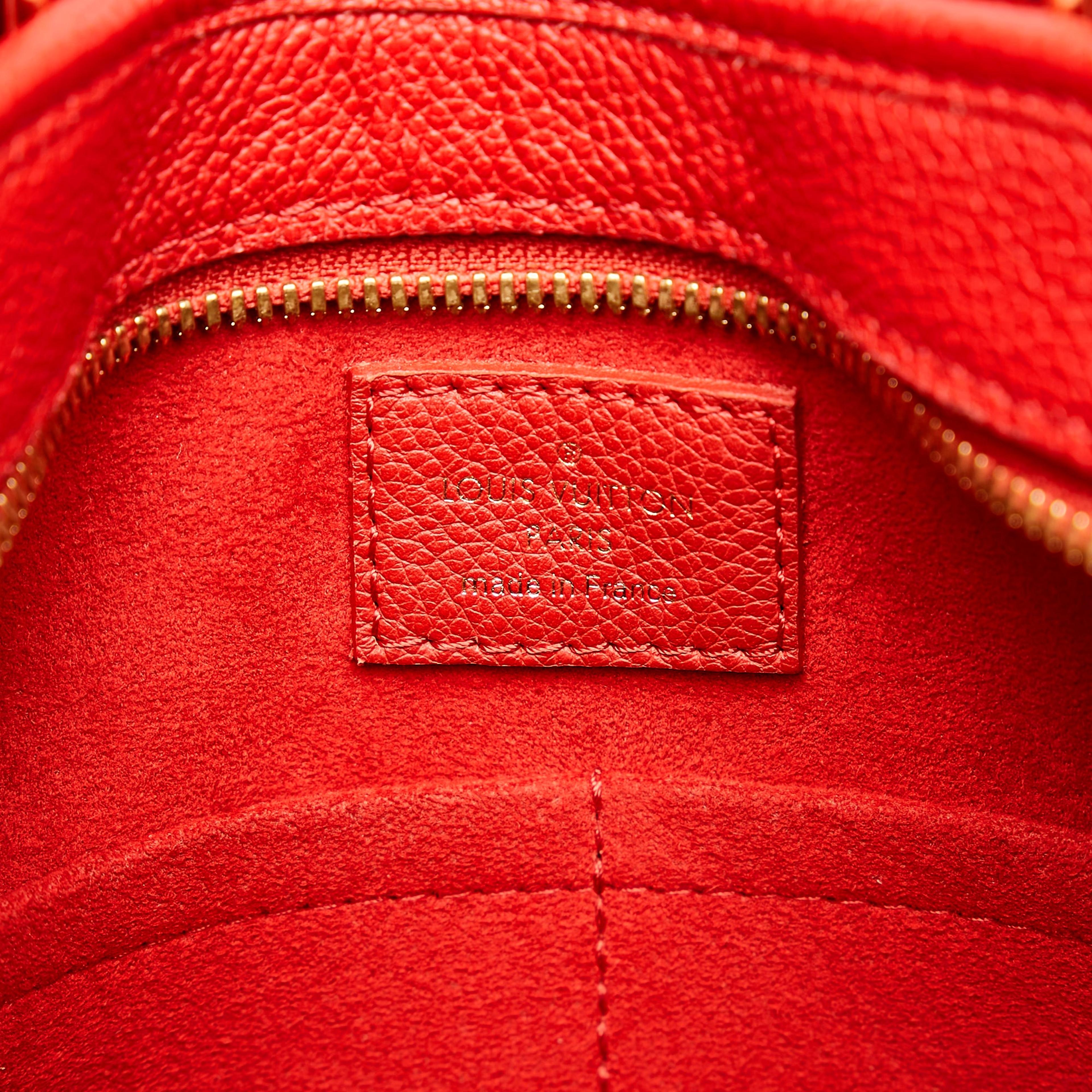 Louis Vuitton Top Handle Popincourt Monogram PM Red in Canvas