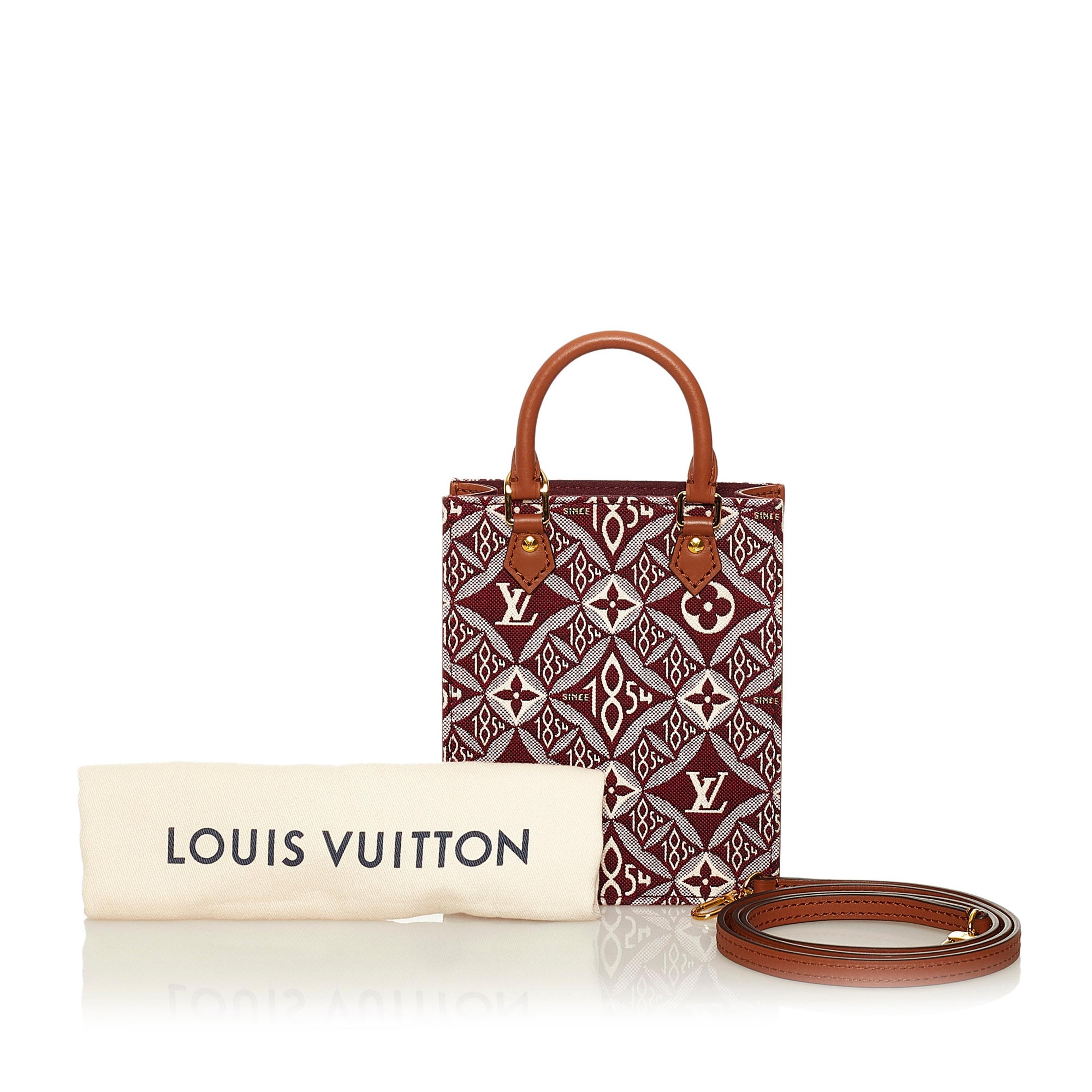 Louis Vuitton Brown Monogram Petit Sac Plat