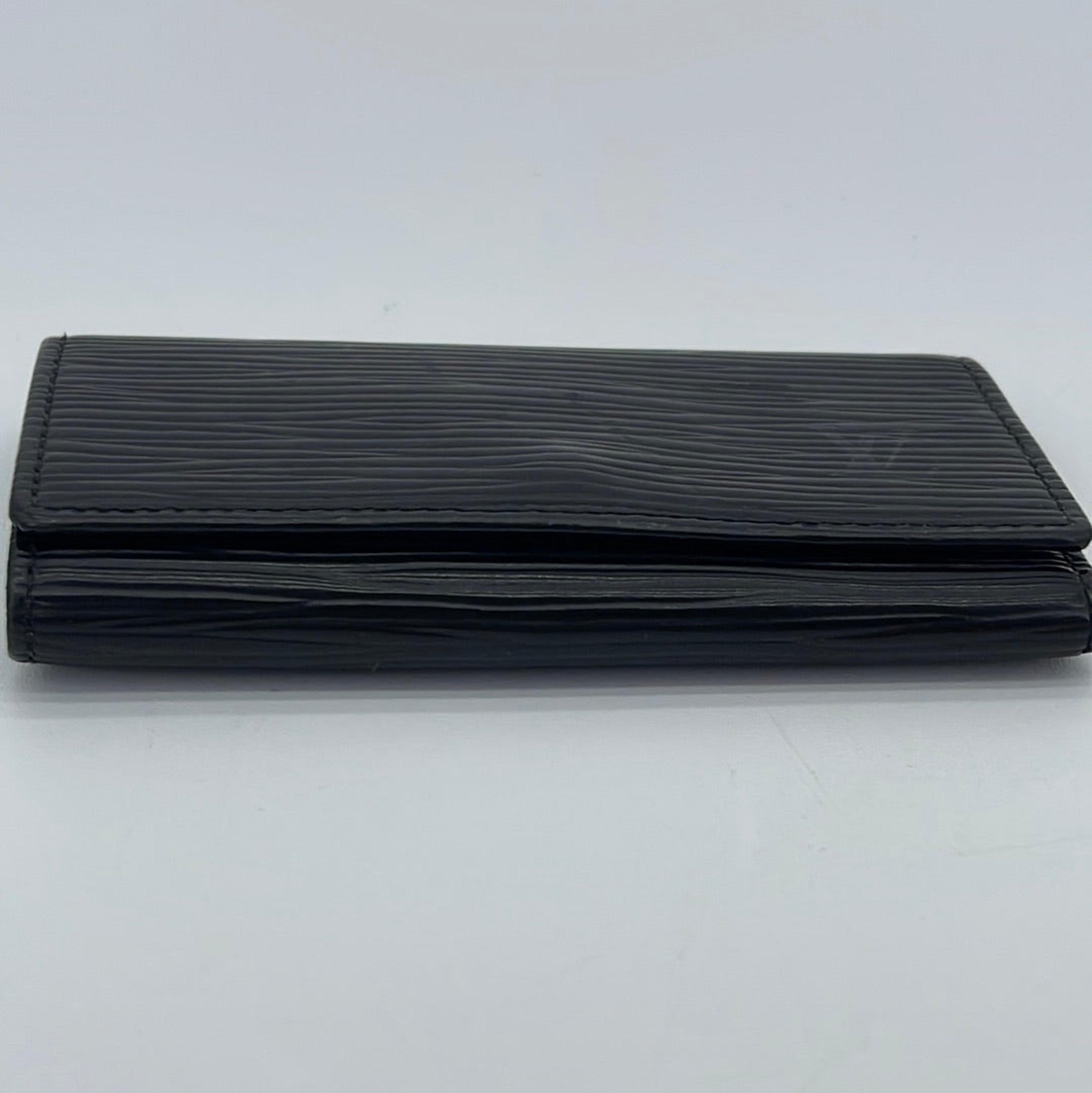 Preloved Louis Vuitton Black EPI Leather Porte Tresor Wallet
