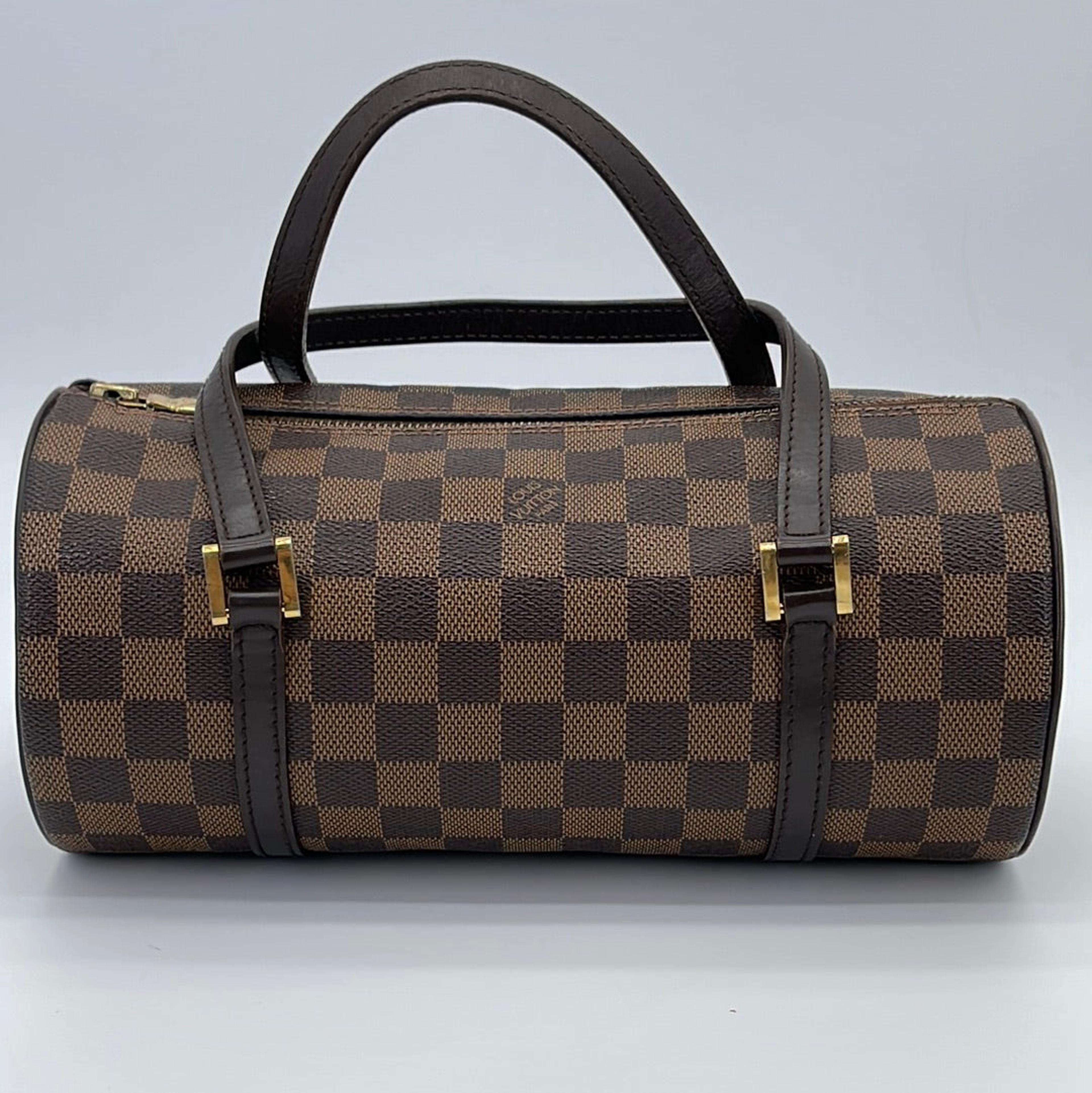 Louis Vuitton Papillon Damier Ebene Shoulder Handbag
