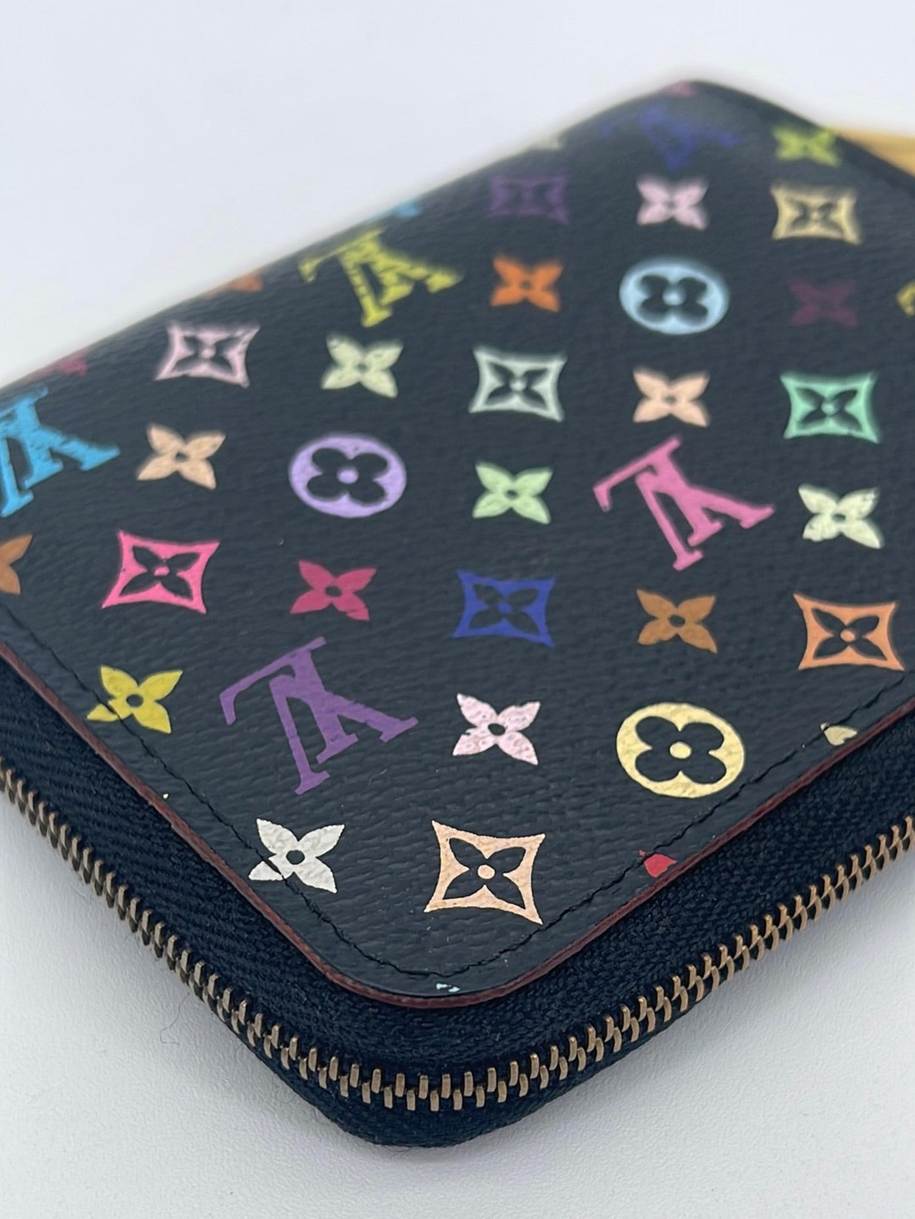 PRELOVED Louis Vuitton Black Multicolor Monogram Mini Zippy Wallet TH2 –  KimmieBBags LLC
