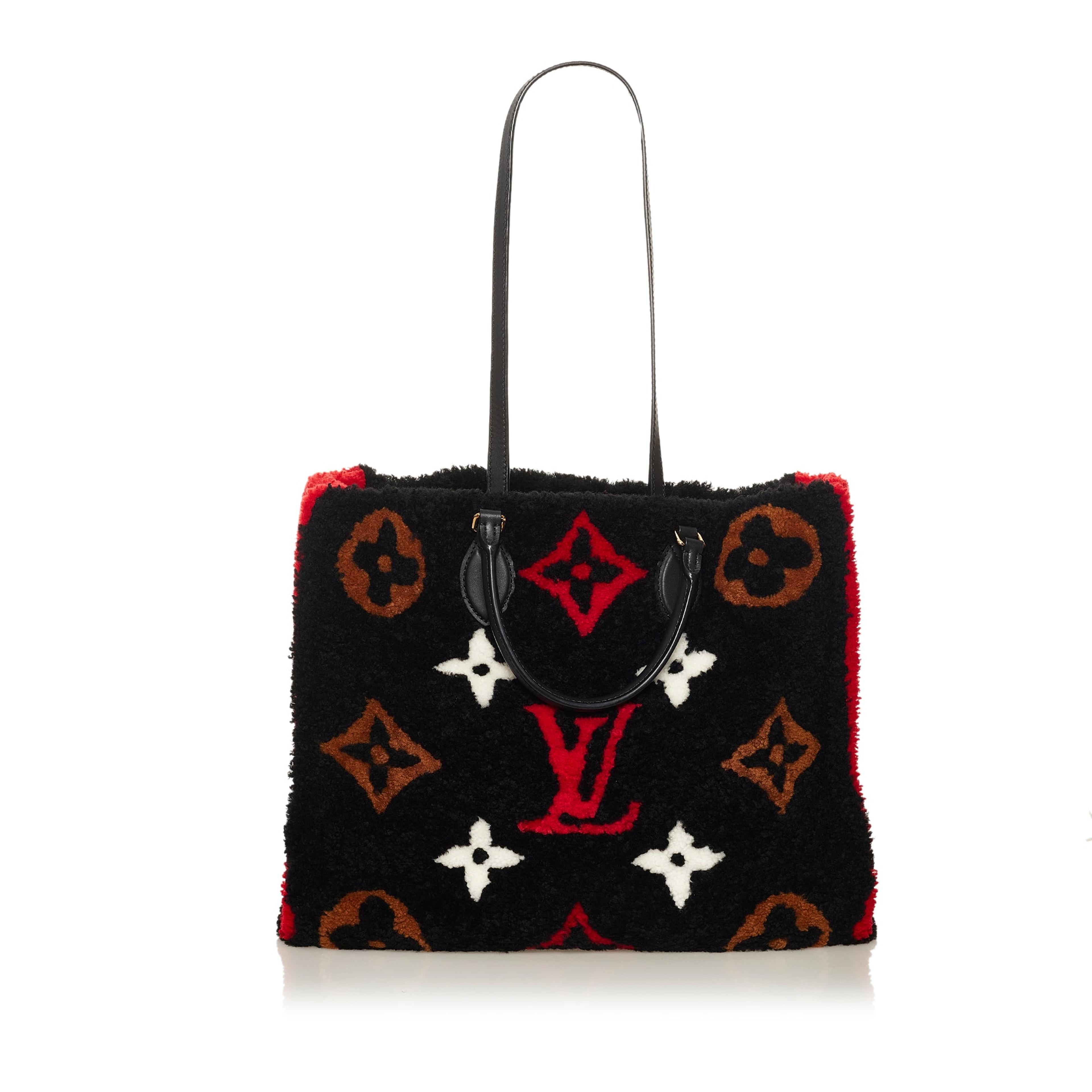 Louis Vuitton Onthego Shearling Teddy Limited Edition GM Tote Bag