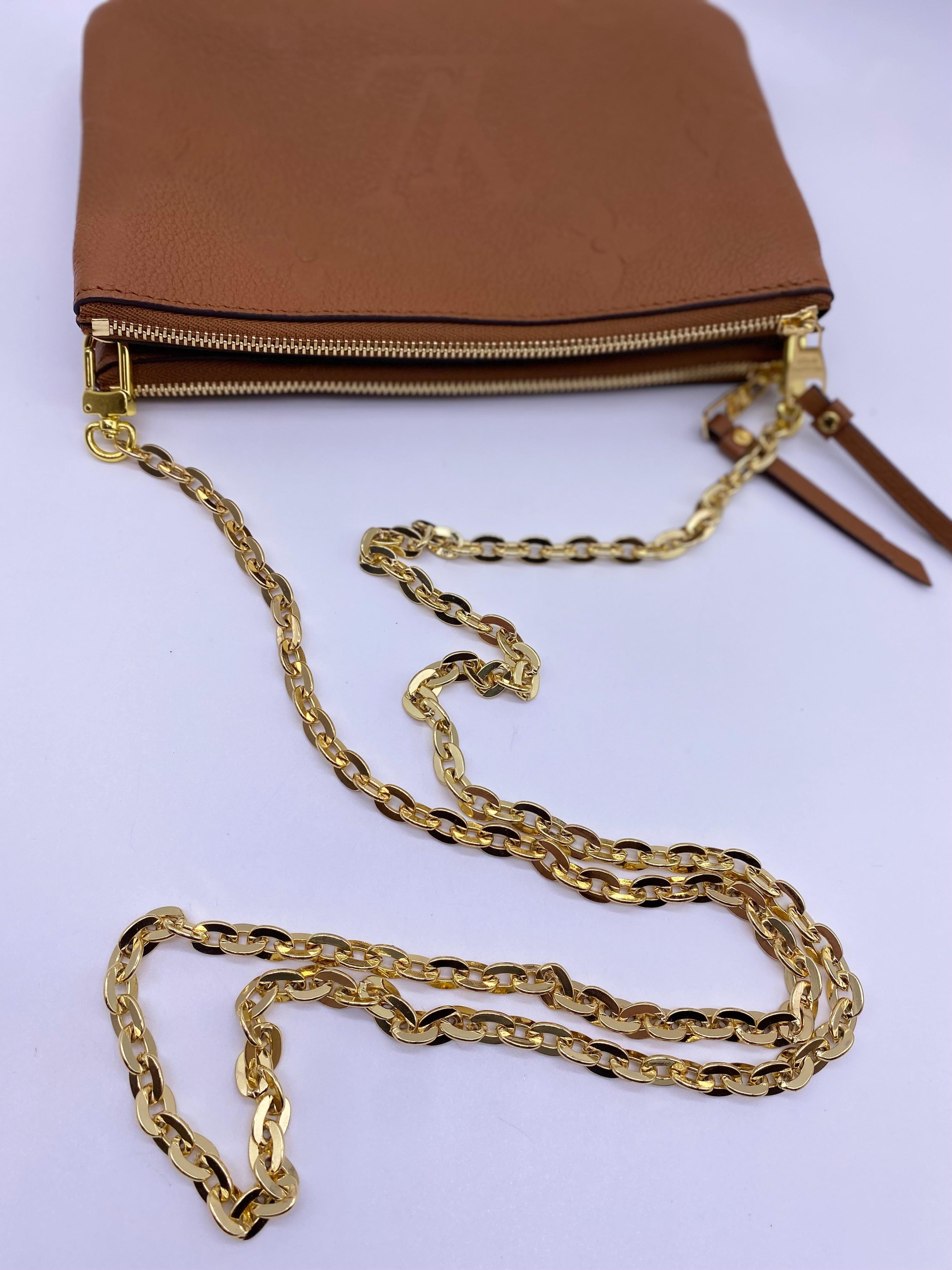 KimmieBBags LLC New Metal Purse Chain Straps Short 23.75 and Long 47 - Various Lengths 23.5” Silver Chain Strap Length Short