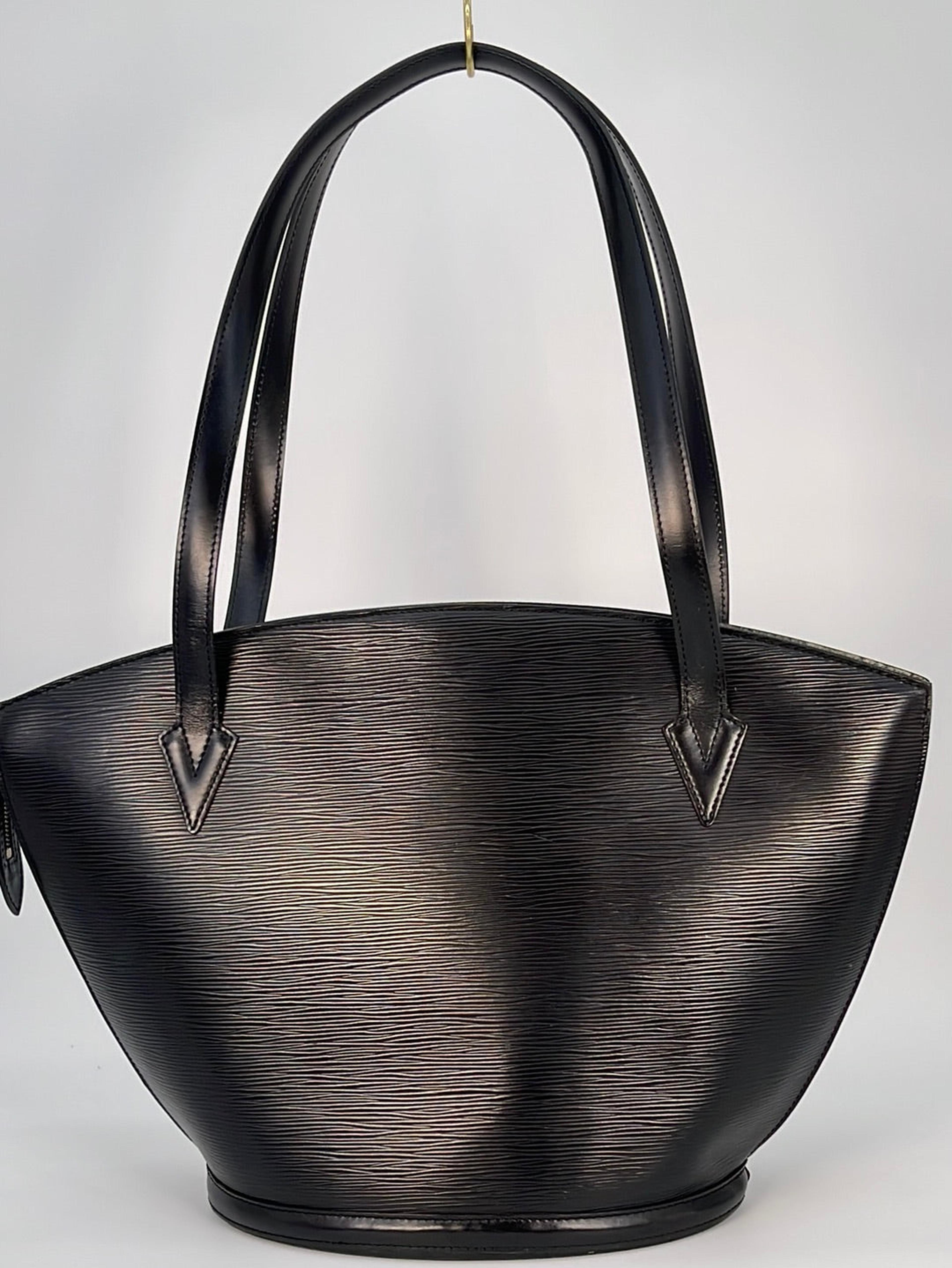 NTWRK - PRELOVED Louis Vuitton Saint Jacques GM Black Epi Leather Should
