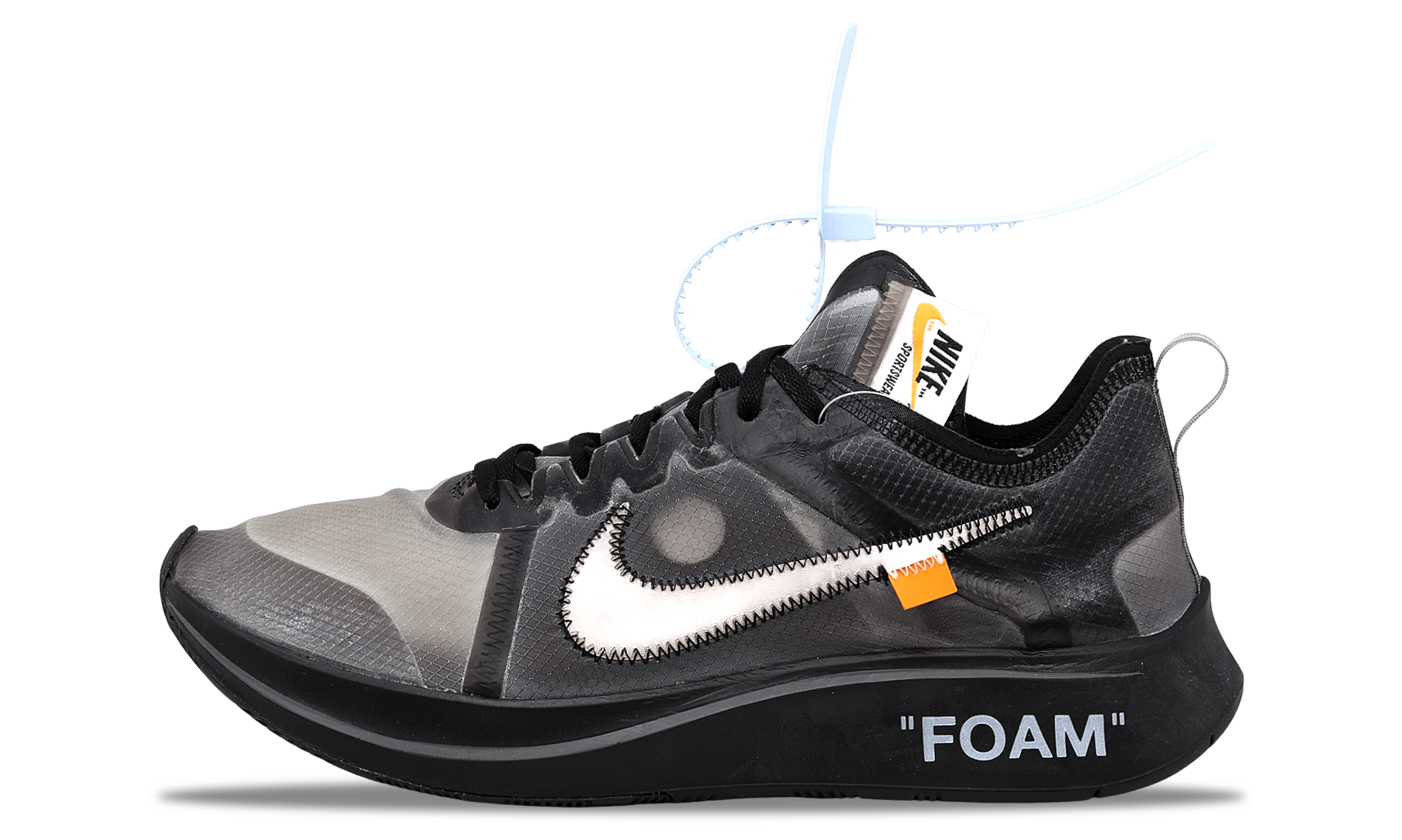 Nike Zoom Fly SP x OFF-WHITE Black 2018 (AJ4588-001) Men's Size 
