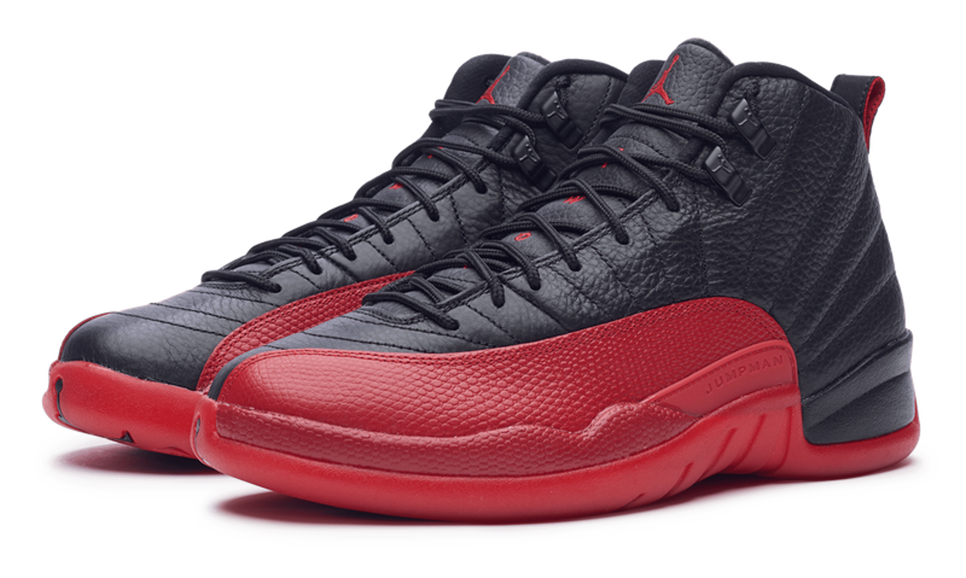 Alternate View 2 of Nike Jordan 12 Retro Flu Game Black Red 2016 (130690-002) Men's 