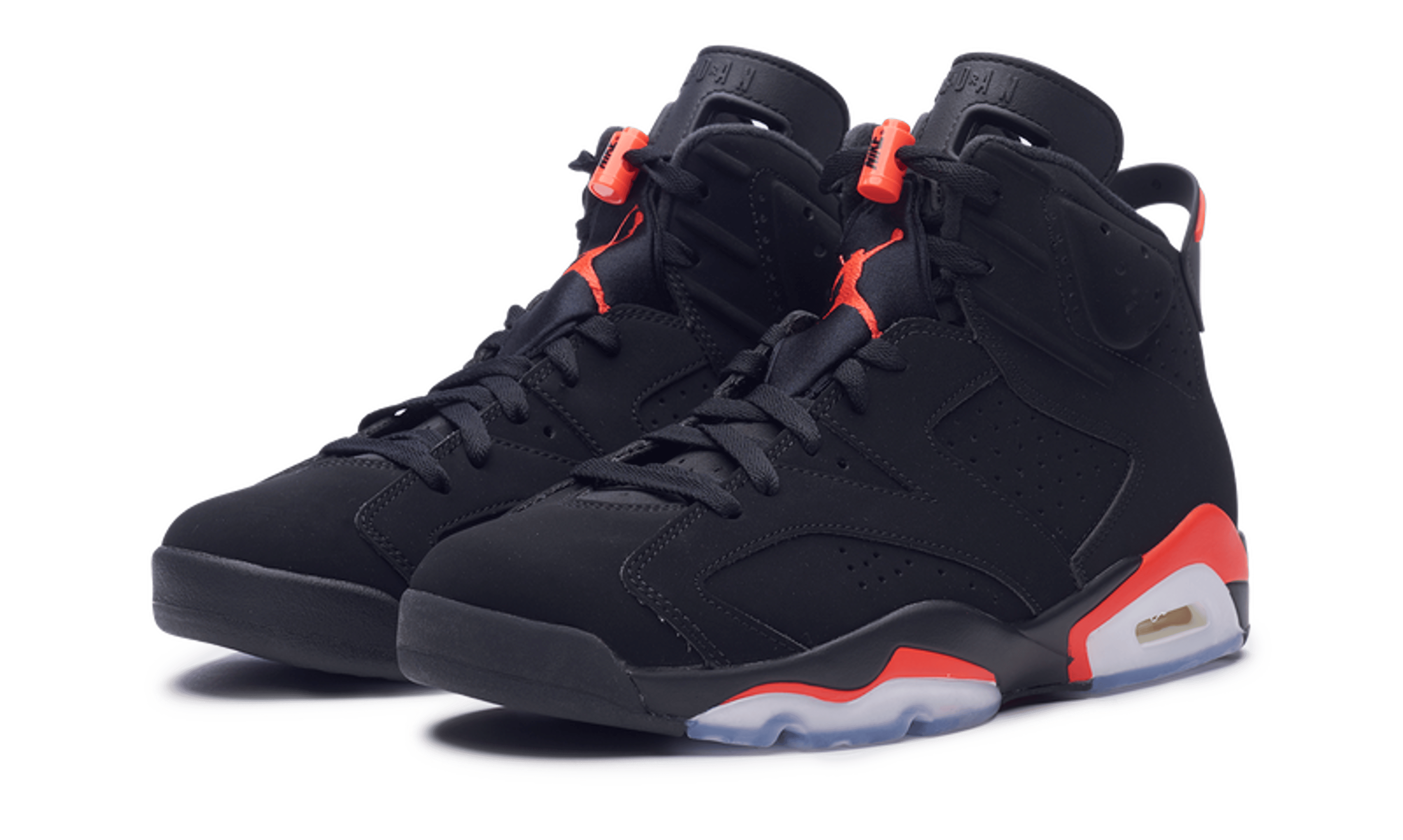 Alternate View 2 of Nike Jordan 6 Retro Black Infrared 2019 (384664-060) Men's Size 
