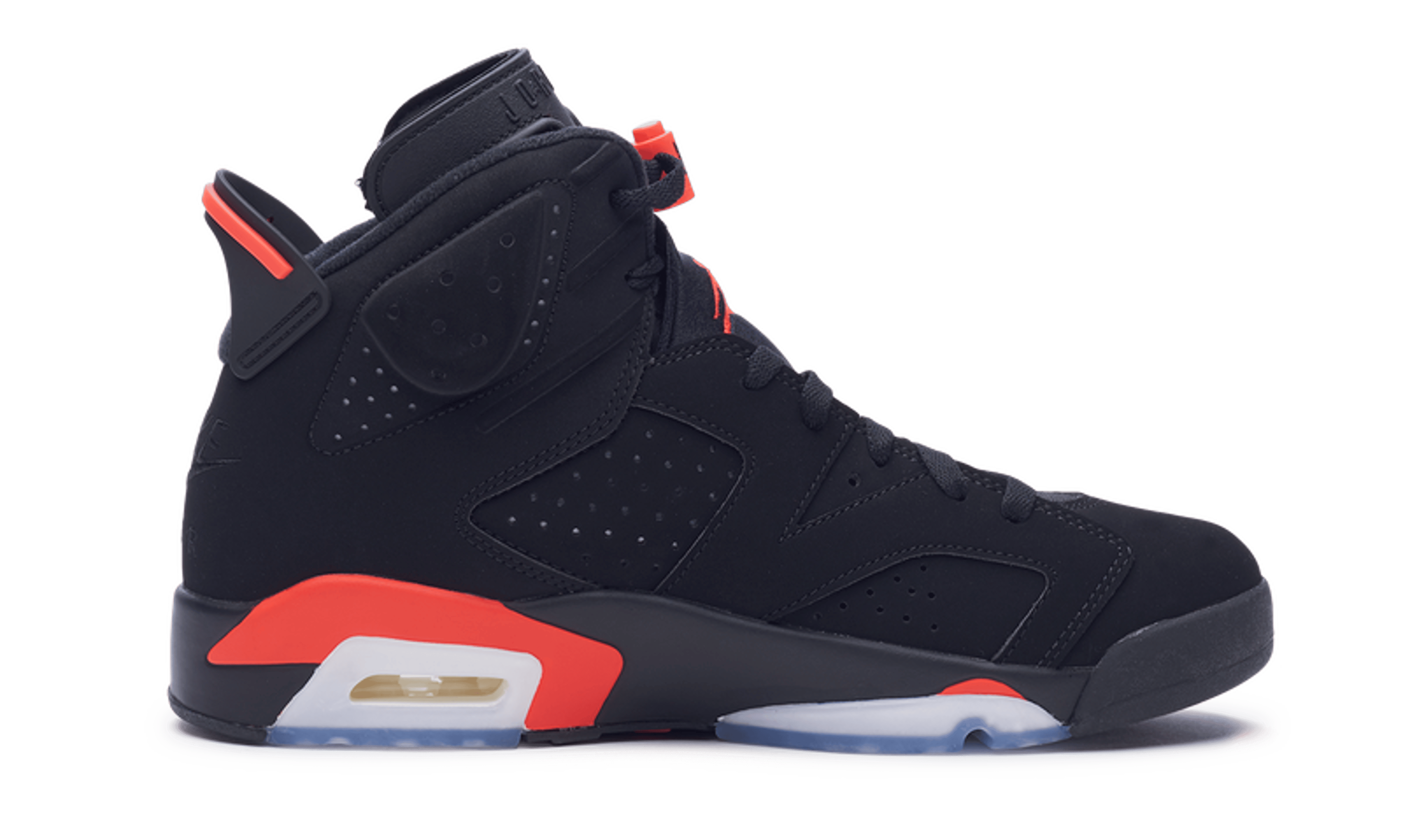 Alternate View 1 of Nike Jordan 6 Retro Black Infrared 2019 (384664-060) Men's Size 