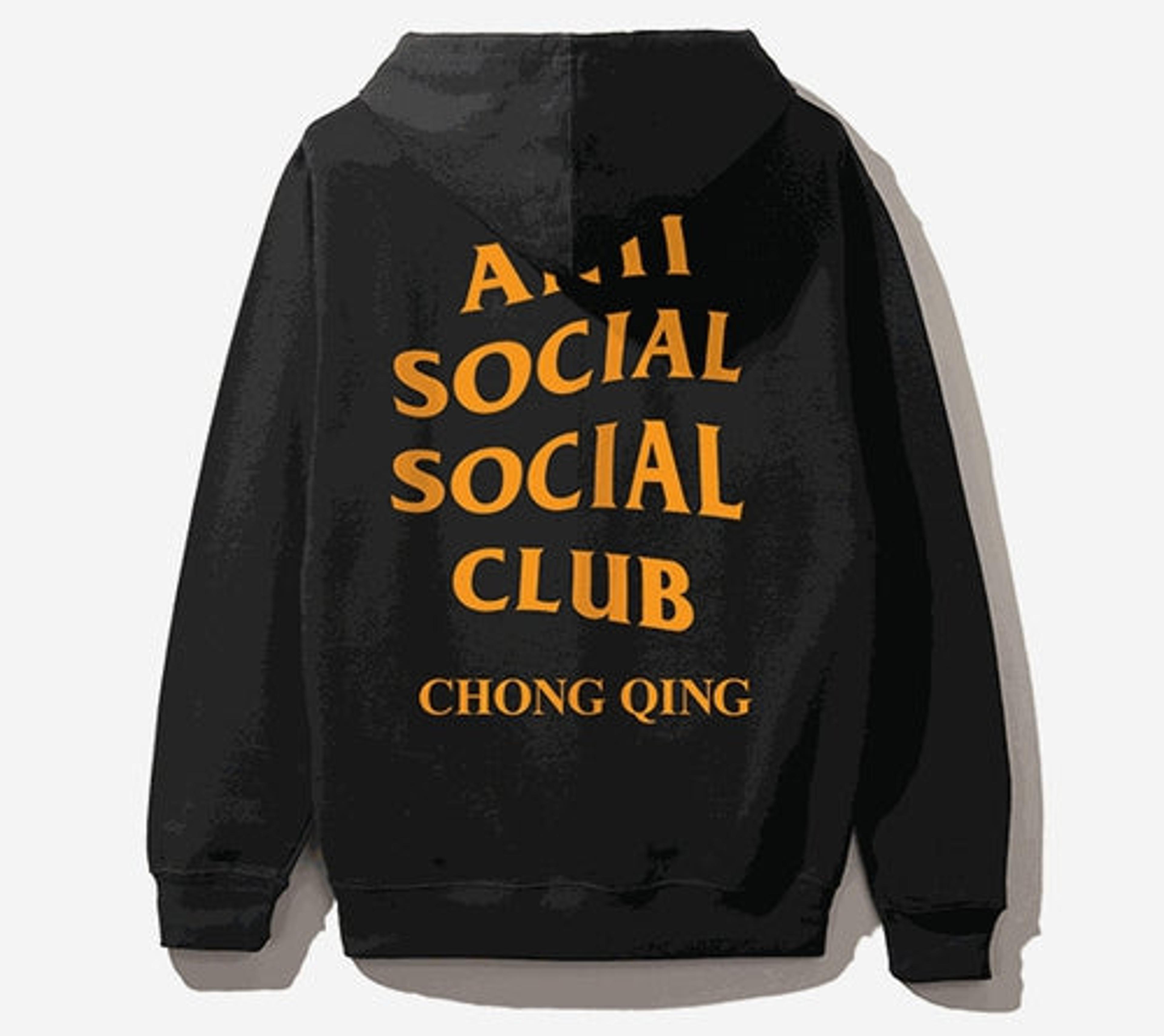 Anti Social Social Club  CHONG QIN BLACK Hoodie