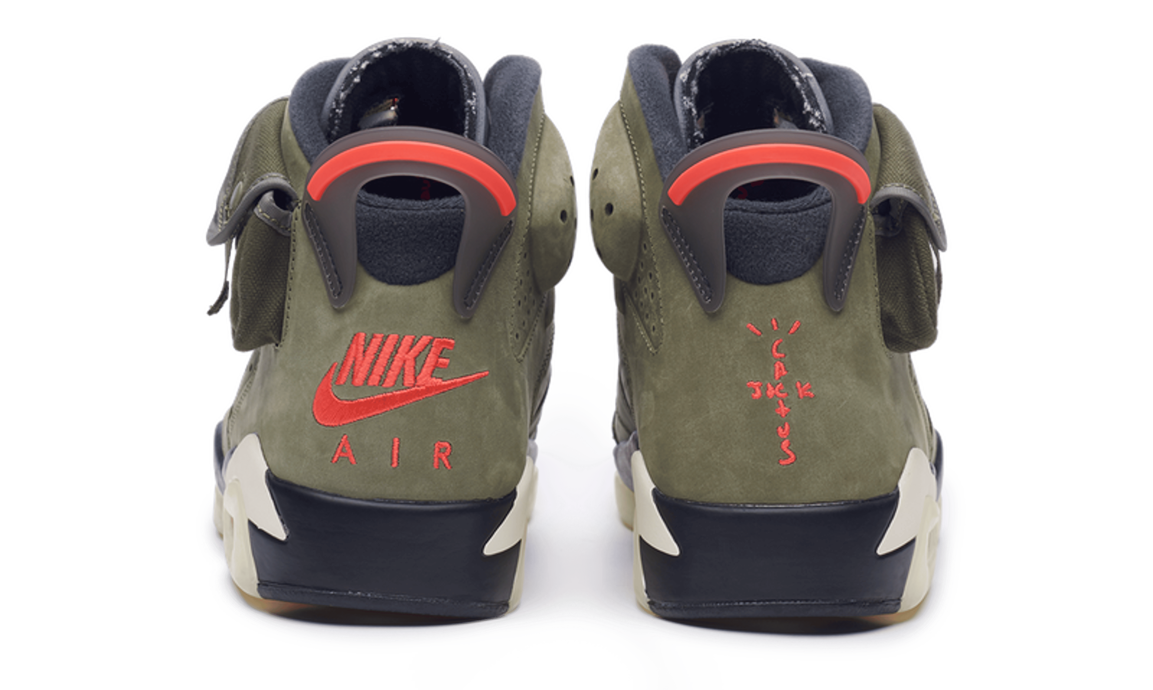 Alternate View 3 of Nike Jordan 6 Retro x Travis Scott OIive Green (CN1084-200) Men 