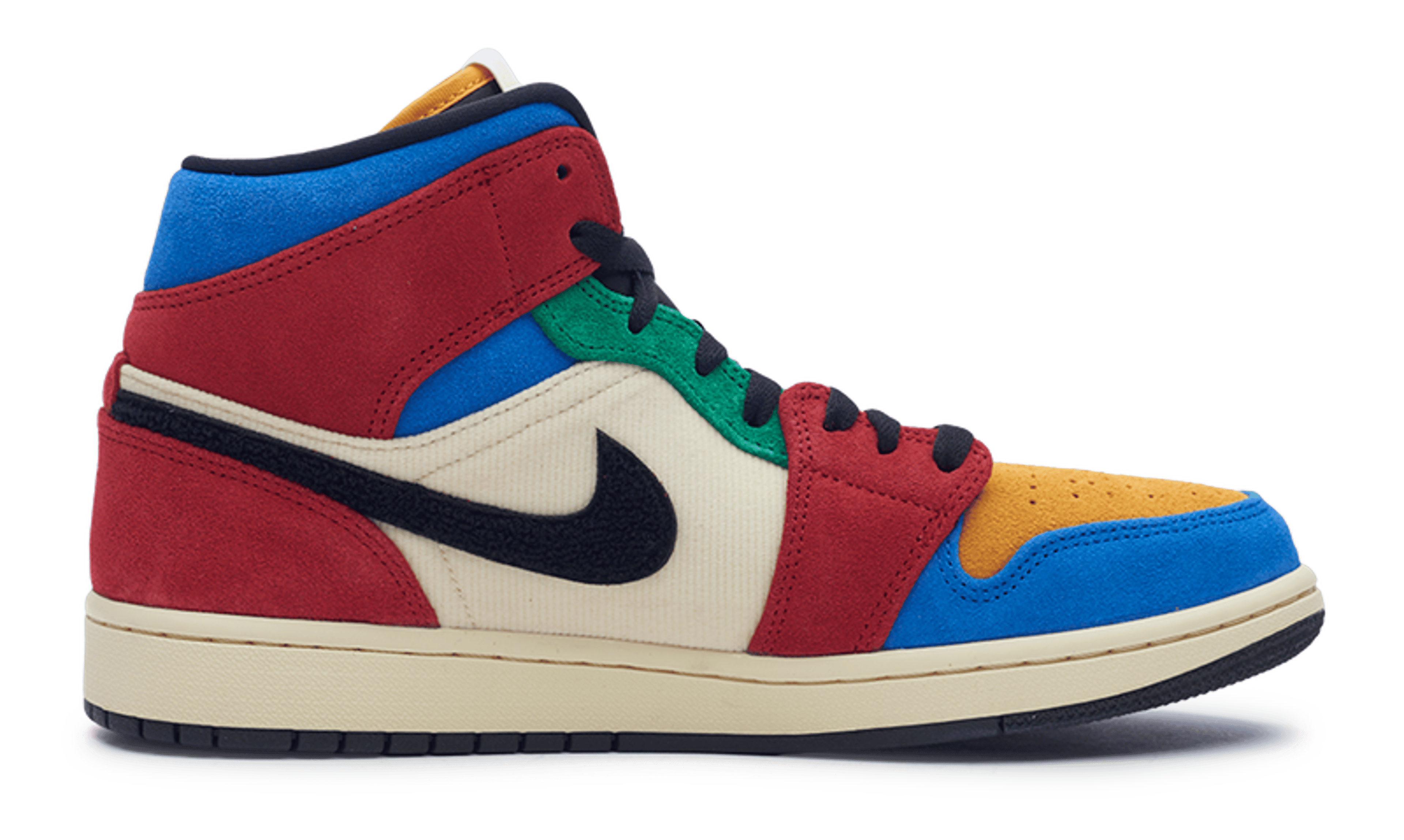 Alternate View 1 of Nike Jordan 1 Mid SE x Blue The Great Fearless (CU2805-100) Men 