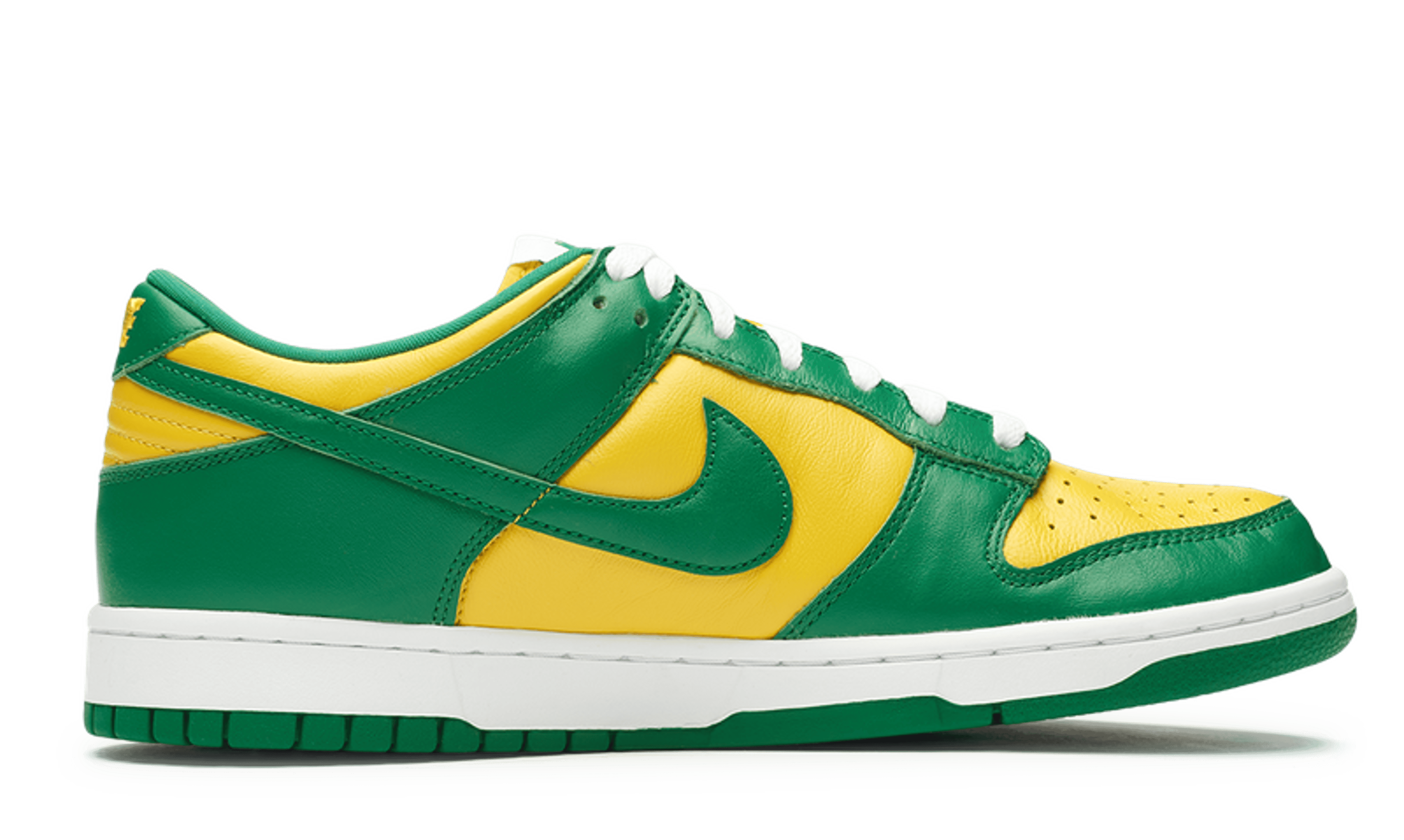 Alternate View 1 of Nike Dunk Low SP Brazil 2020 Green Yellow (CU1727-700) Men's Siz
