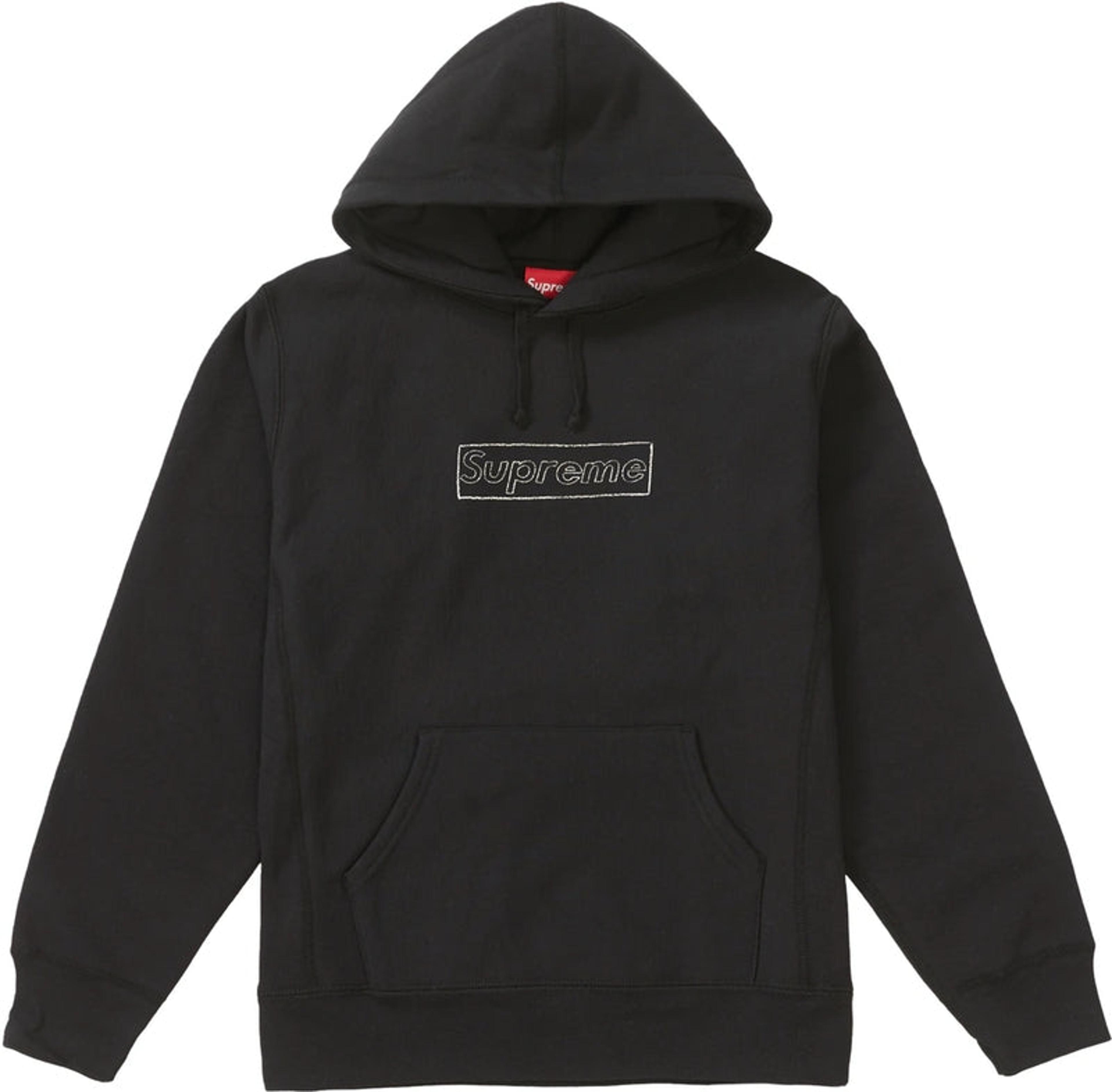 Supreme x KAWS Chalk Logo Hooded Sweatshirt SS21 (SS21SW39) Men 