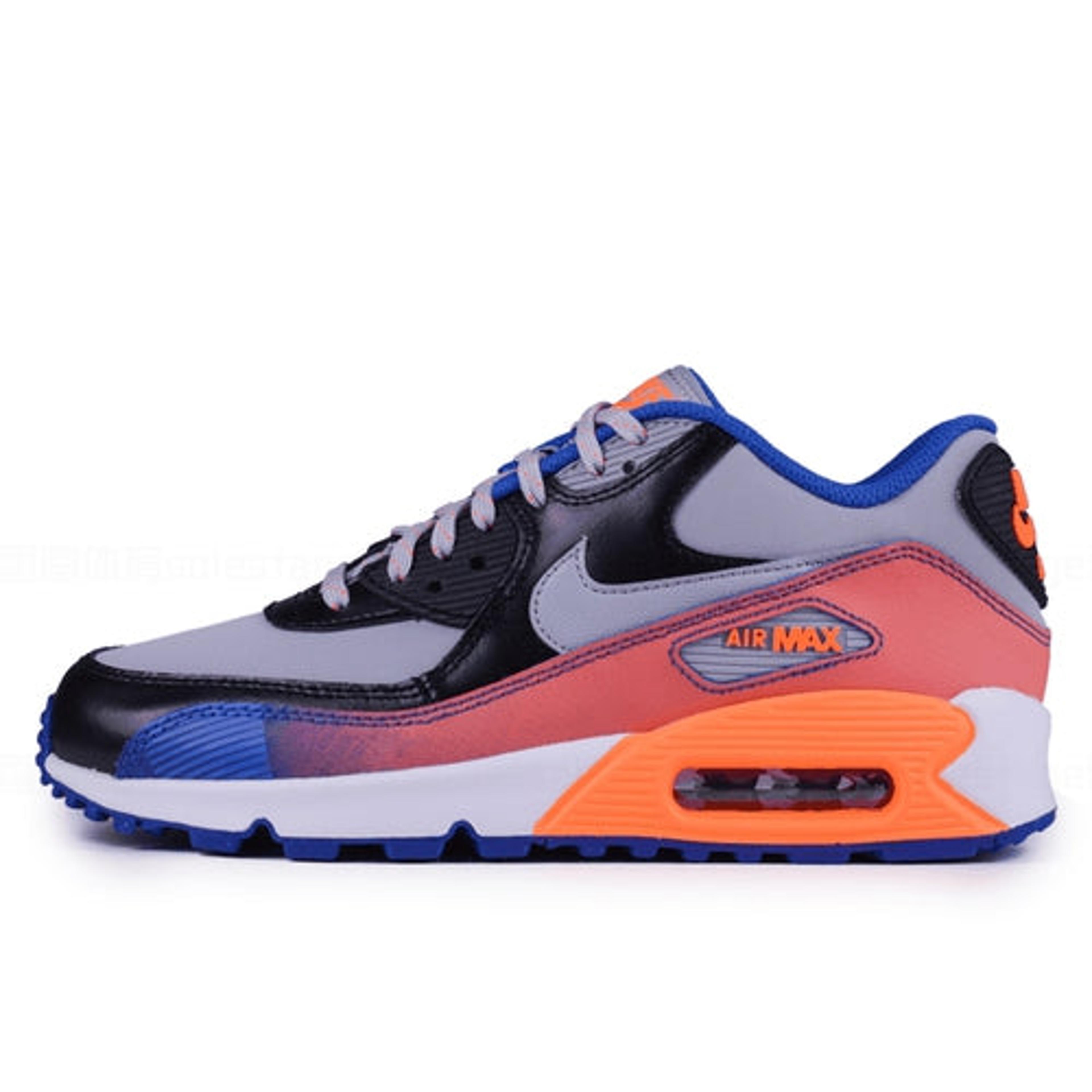 Nike Air Max 90 Premium Leather Multi Color GS (724879-002) Yout