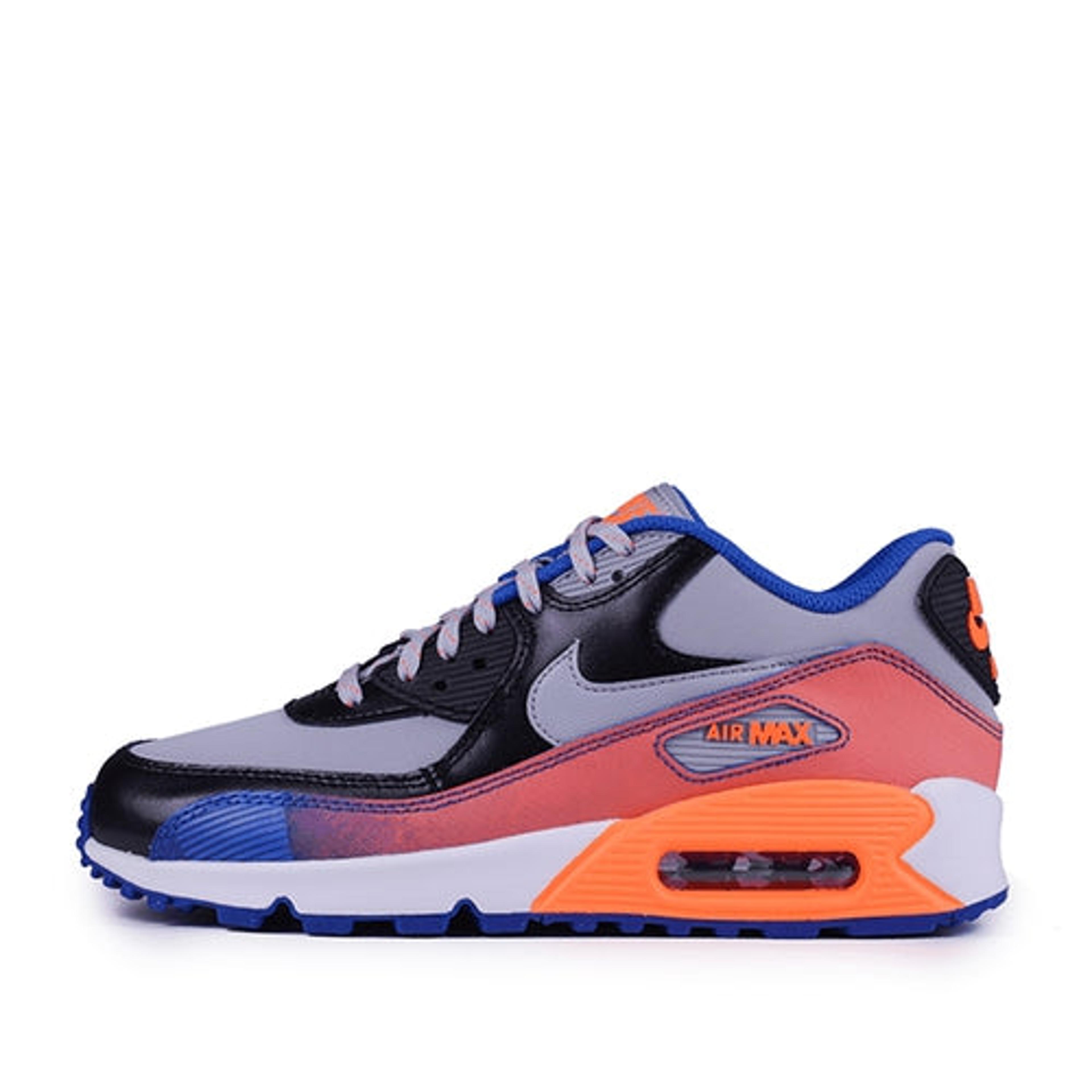 Alternate View 1 of Nike Air Max 90 Premium Leather Multi Color GS (724879-002) Yout