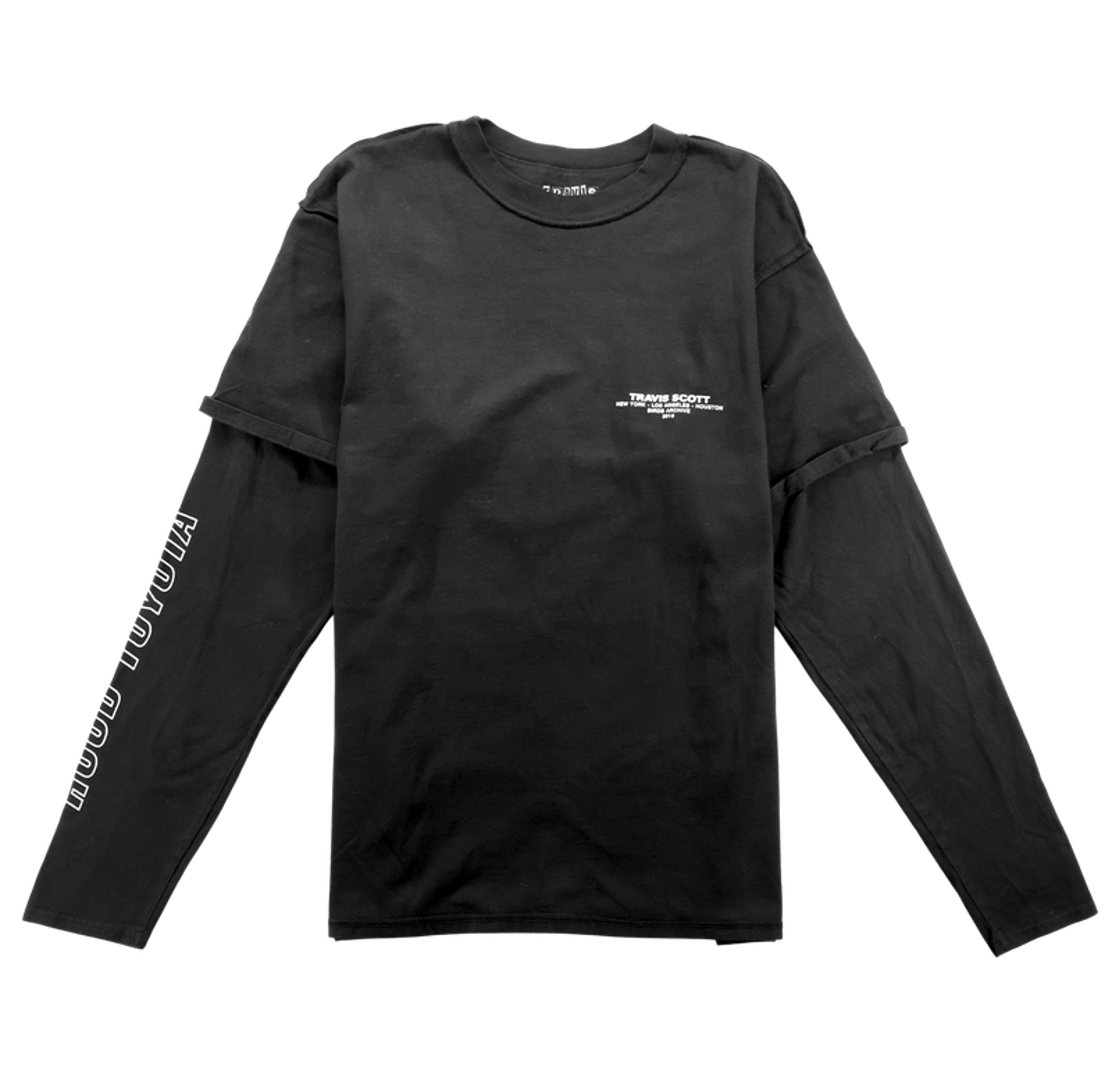 Alternate View 1 of Travis Scott Hood Toyota Long Sleeve Tee Black