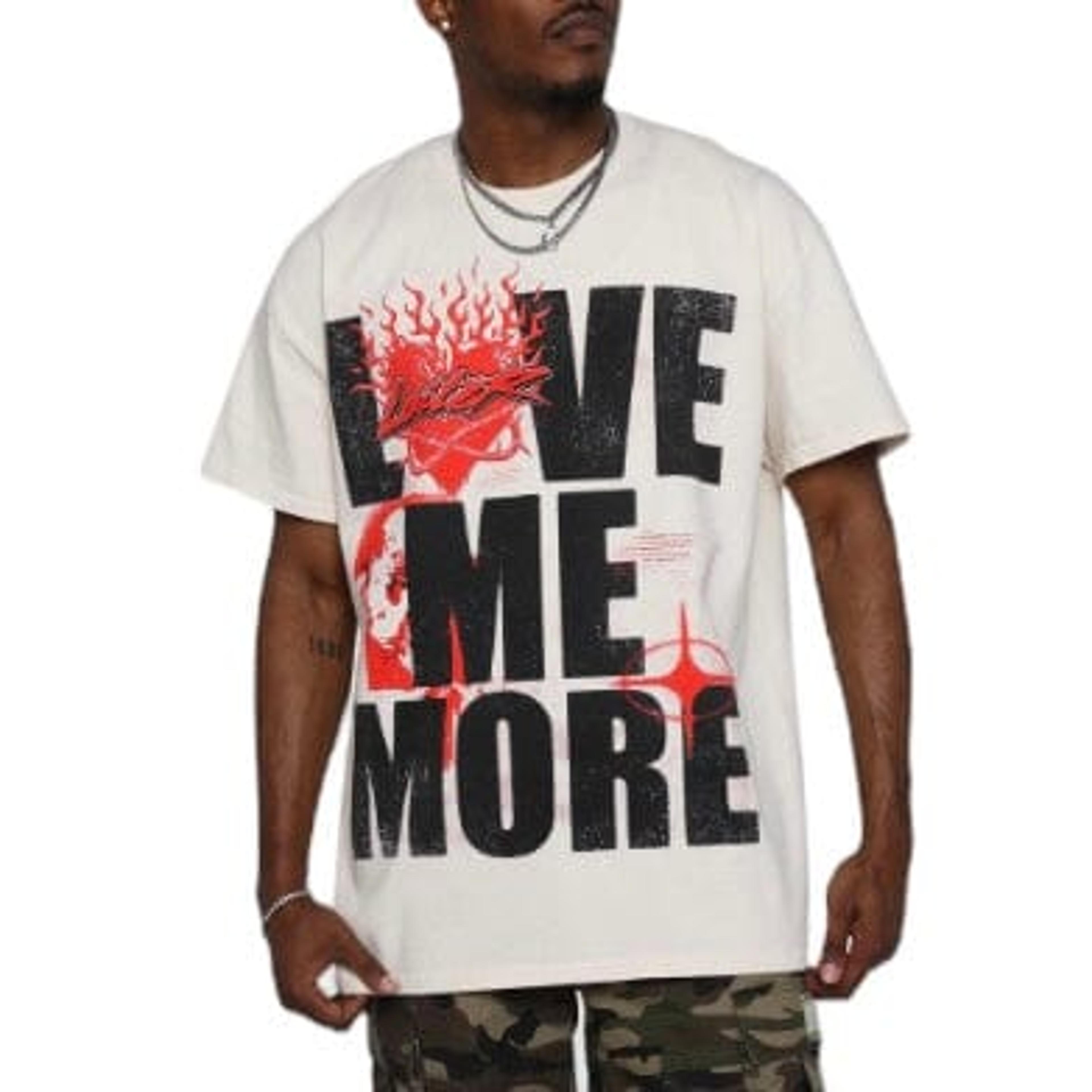 Loiter Love Me More Vintage Tee (Off White)