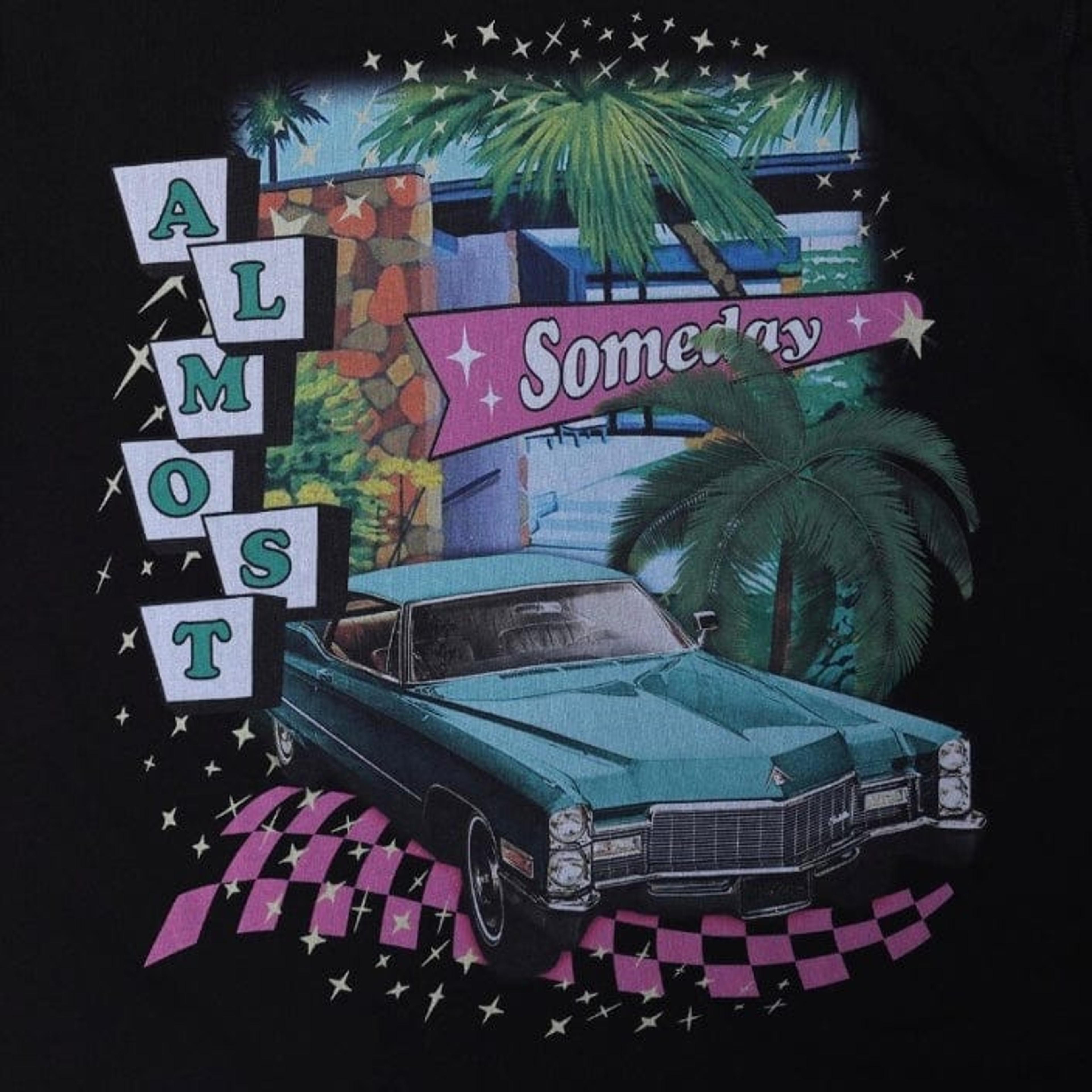 Alternate View 3 of Almost Someday Retro Tee (Black) AS-W23-TS-RTR