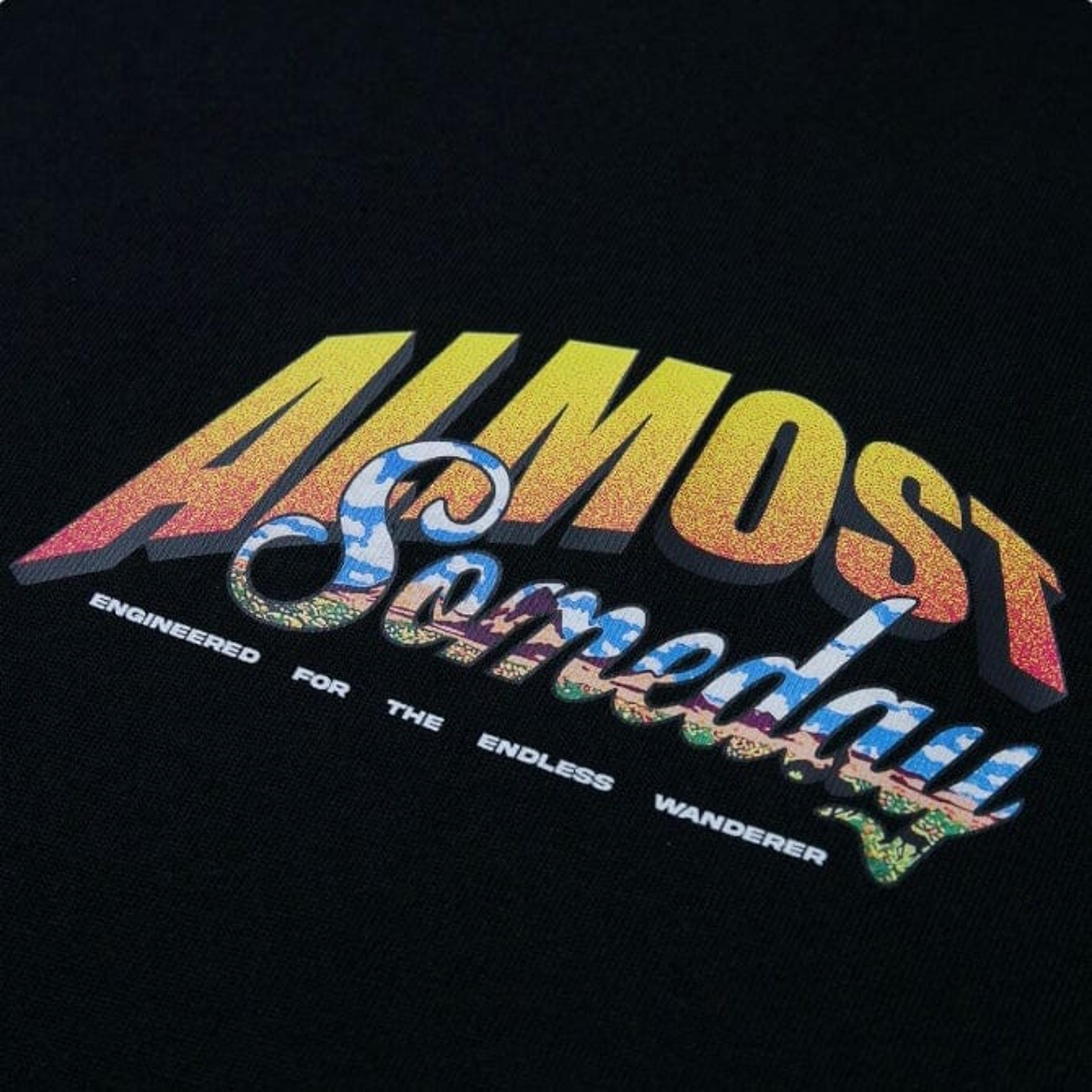 Alternate View 2 of Almost Someday Human Nature Tee (Black) AS-W23-TS-HMN