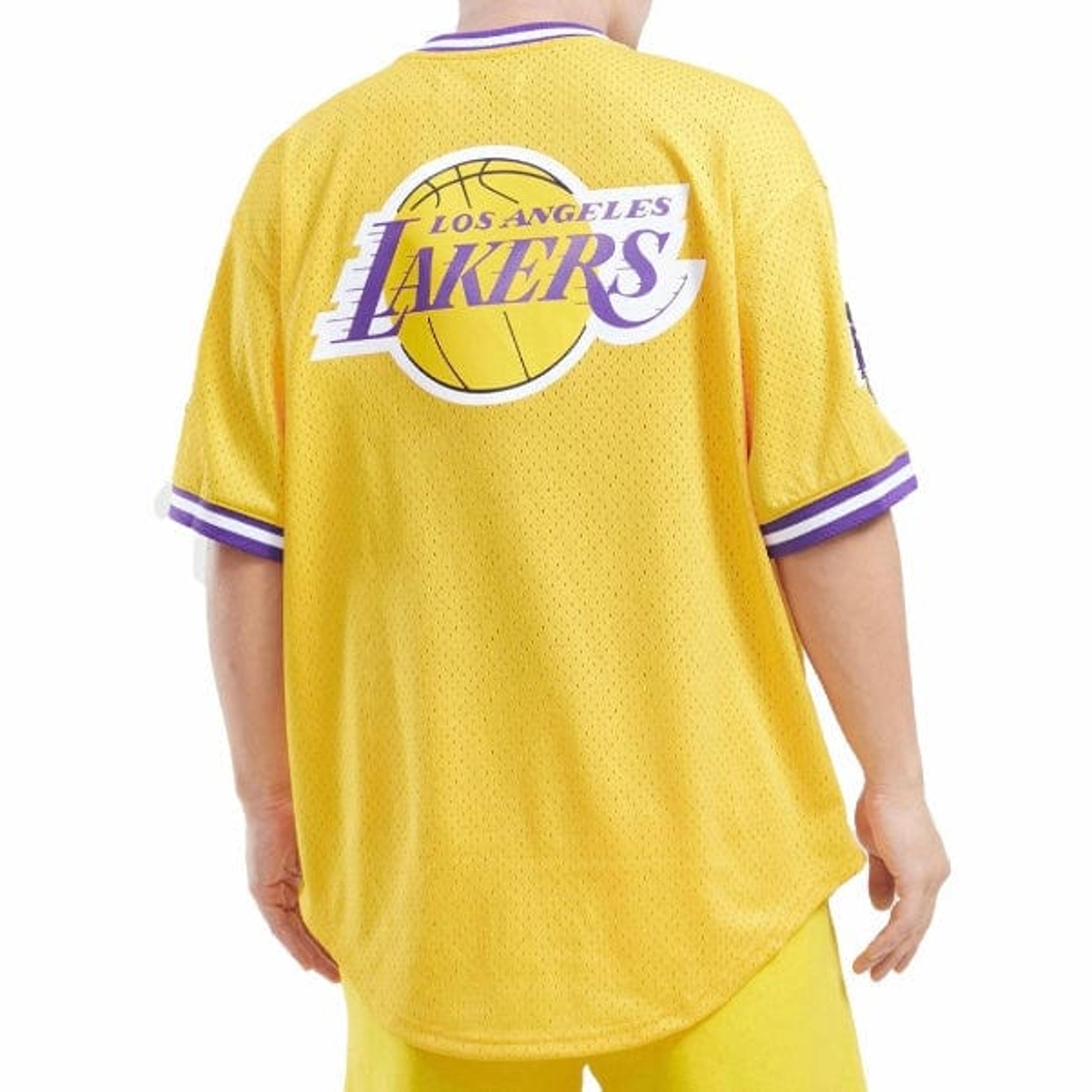 NTWRK - Pro Standard Nba Los Angeles Lakers Jersey T Shirt (Yellow