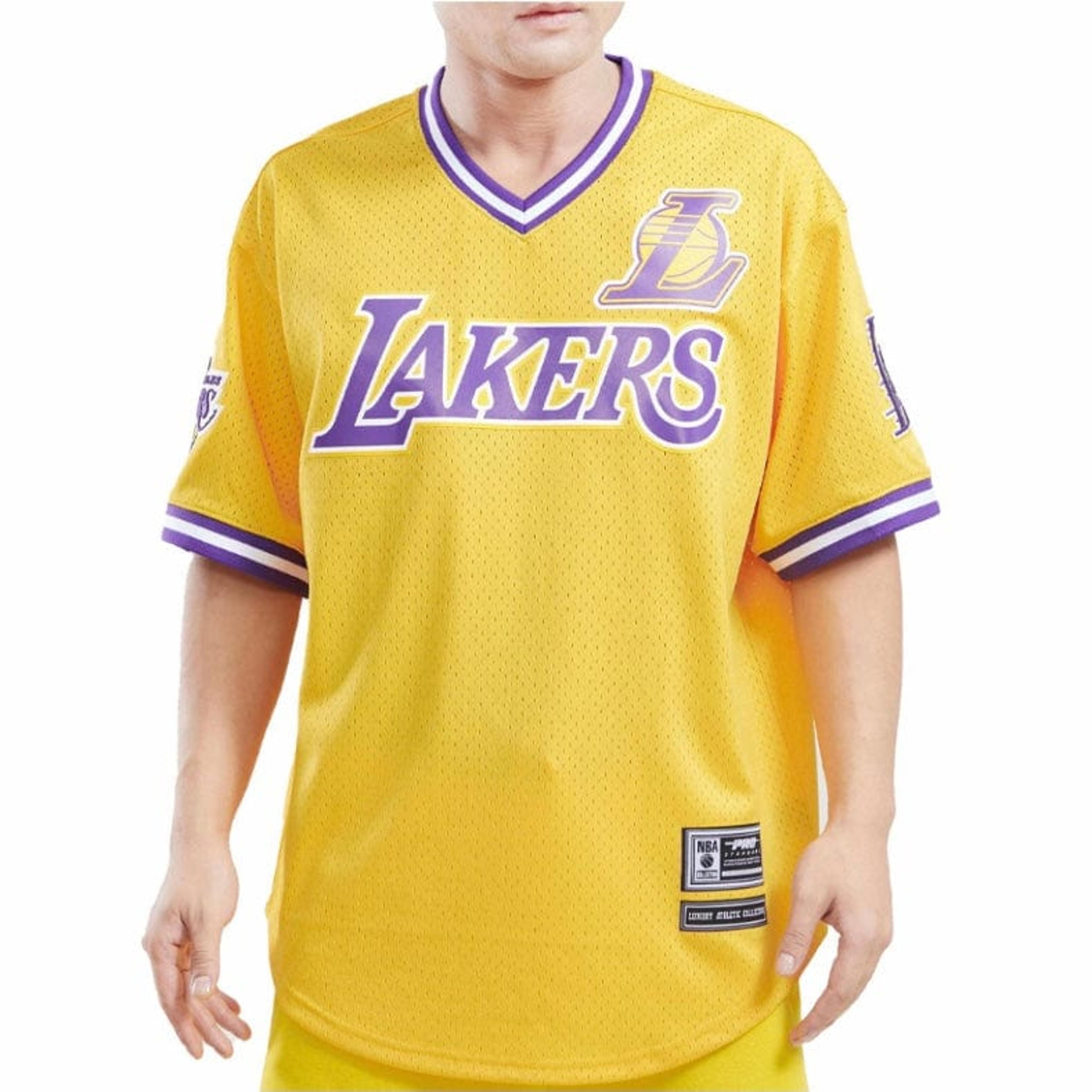 NTWRK - Pro Standard Nba Los Angeles Lakers Jersey T Shirt (Yellow) BLL1