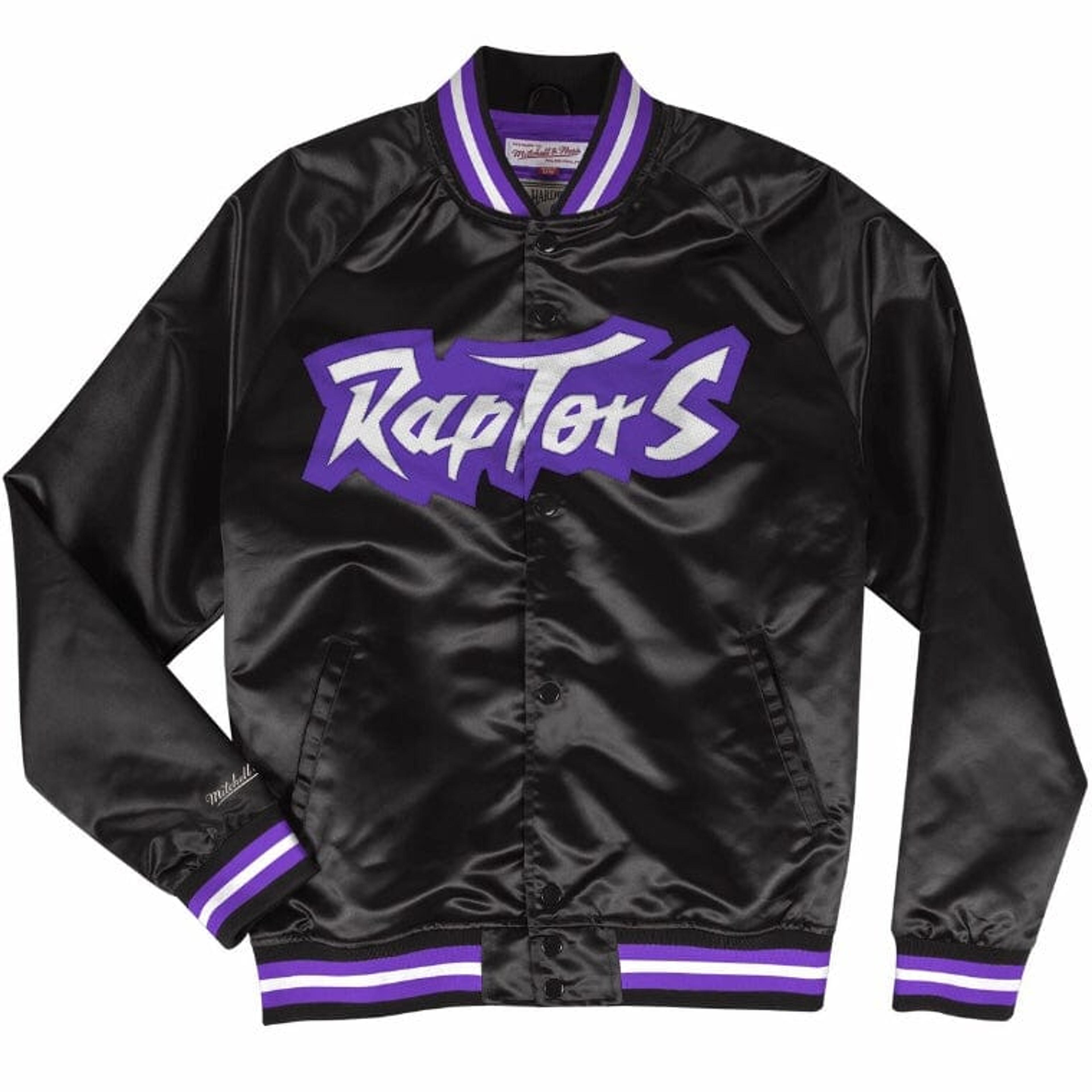 Mitchell & Ness Nba Toronto Raptors Lightweight Satin Jacket (Bl