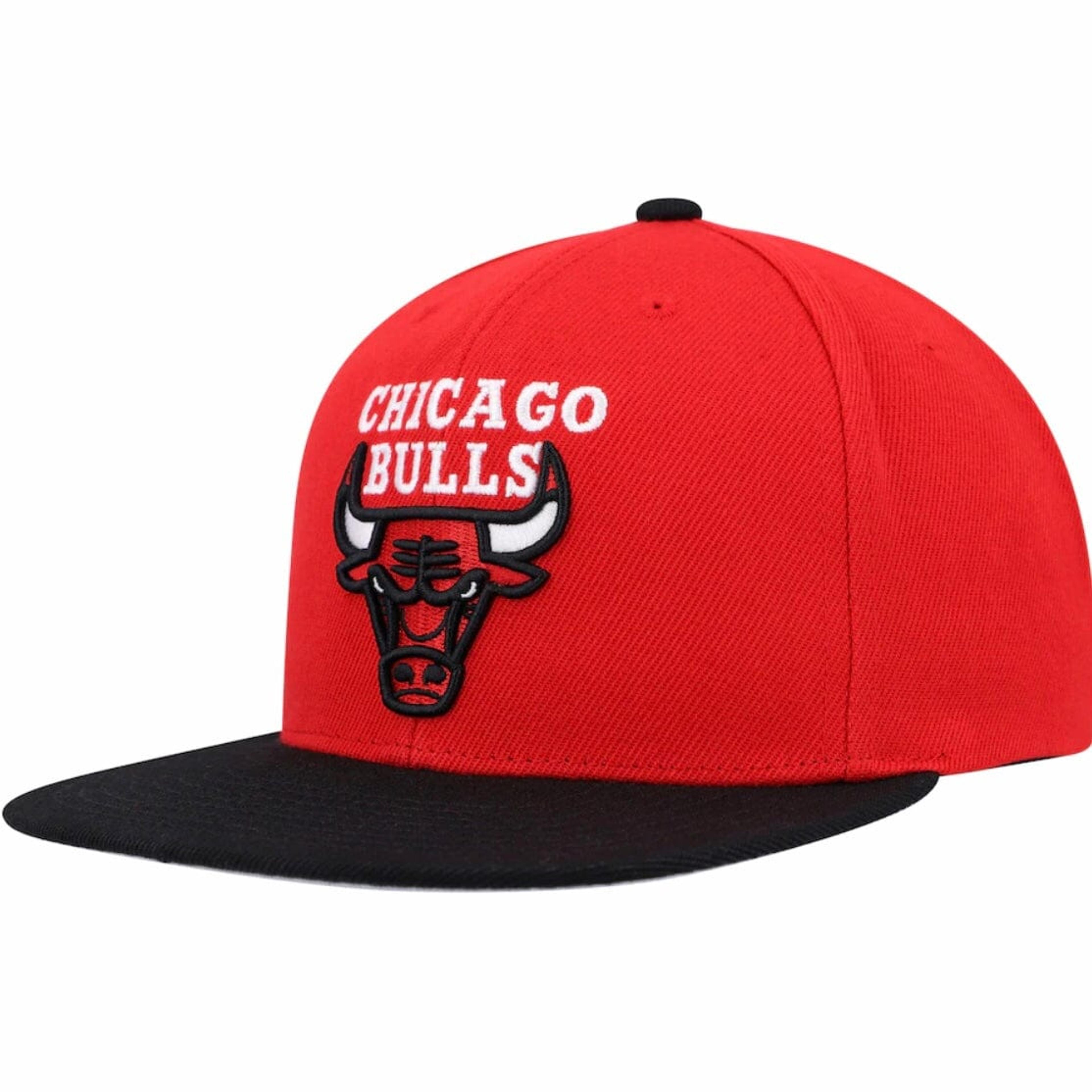 Mitchell & Ness NBA Chicago Bulls Side Core 2.0 Snapback (Red/Bl