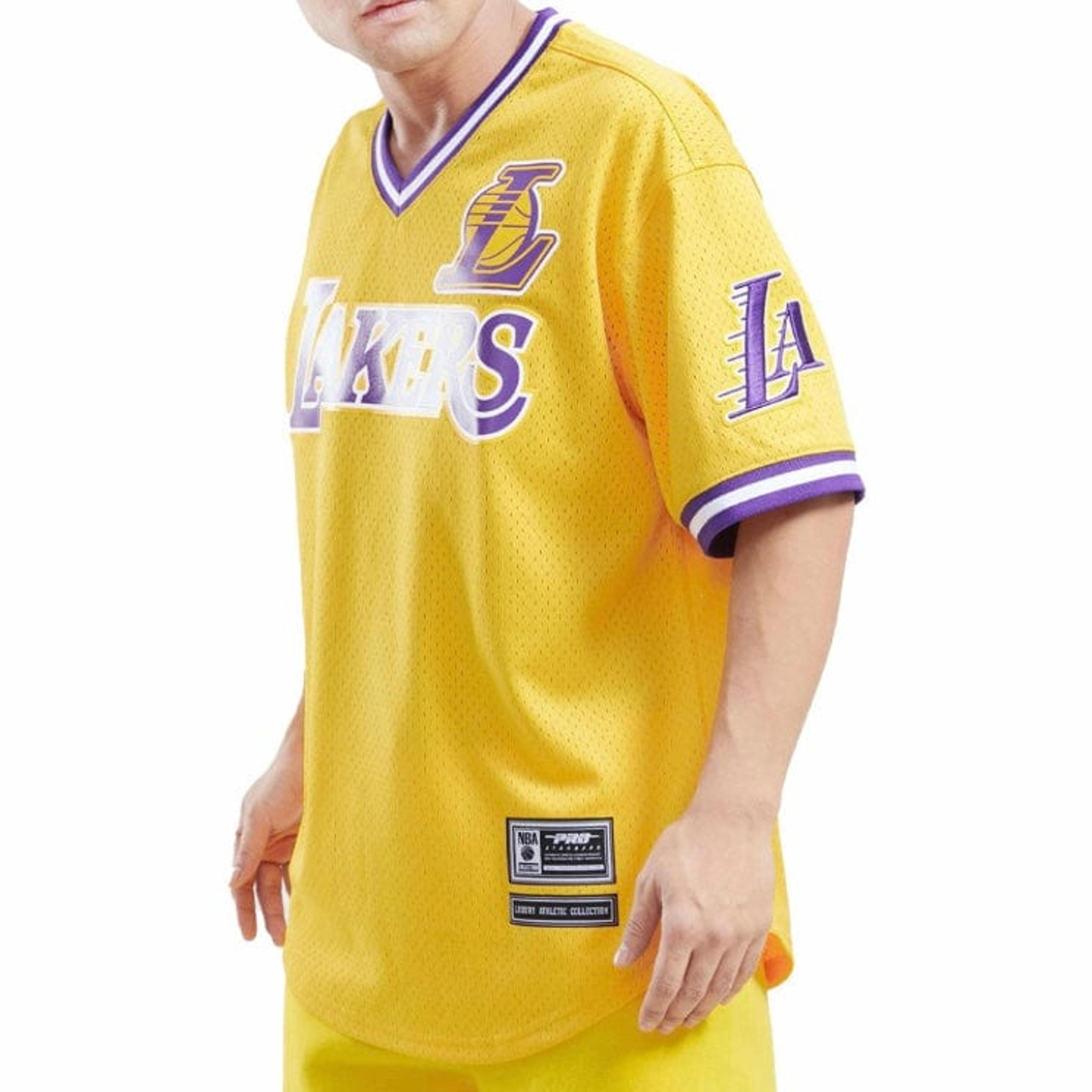 NTWRK - Pro Standard Nba Los Angeles Lakers Jersey T Shirt (Yellow) BLL1