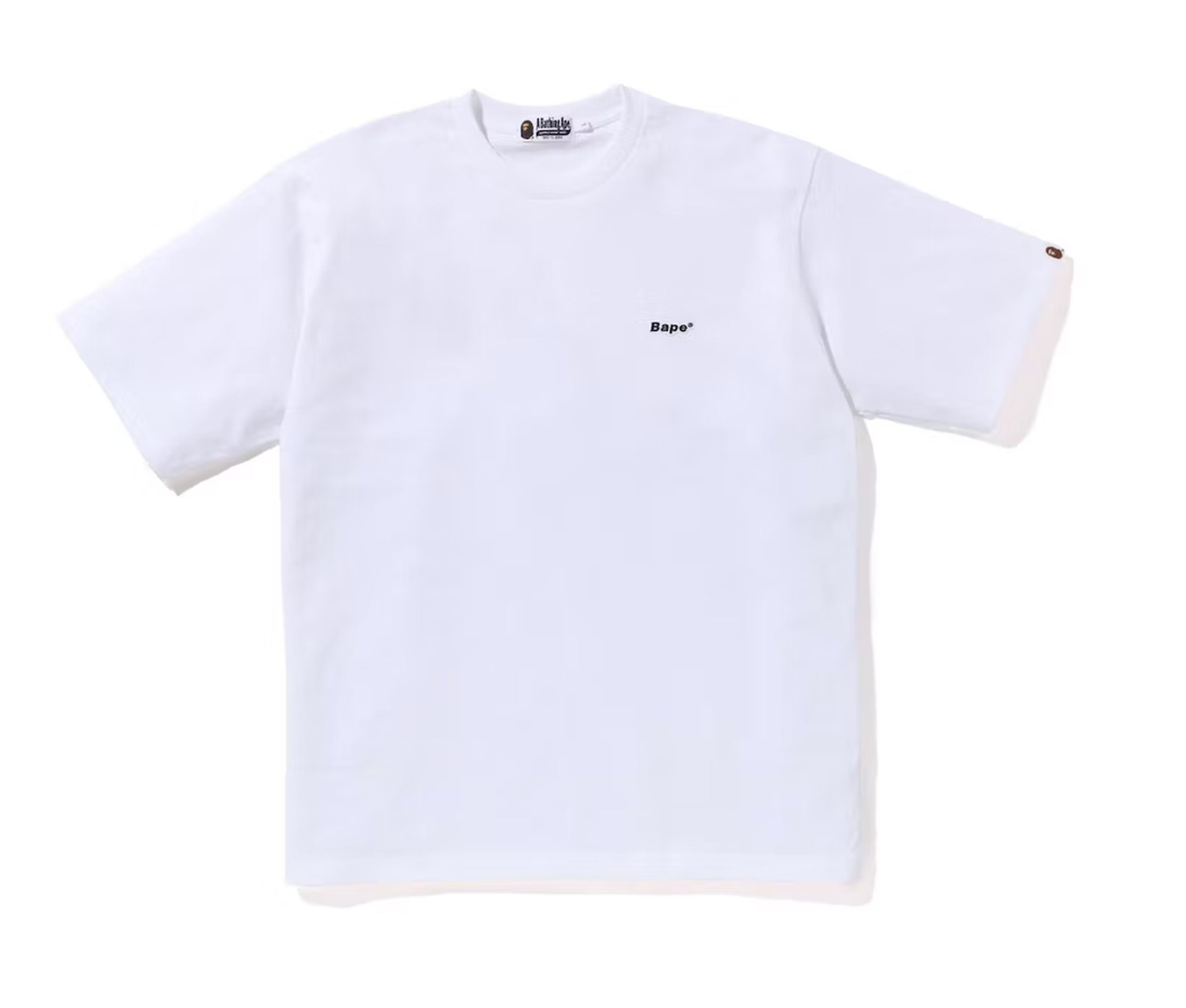 Bape One Point Relaxed Fit Tee - White