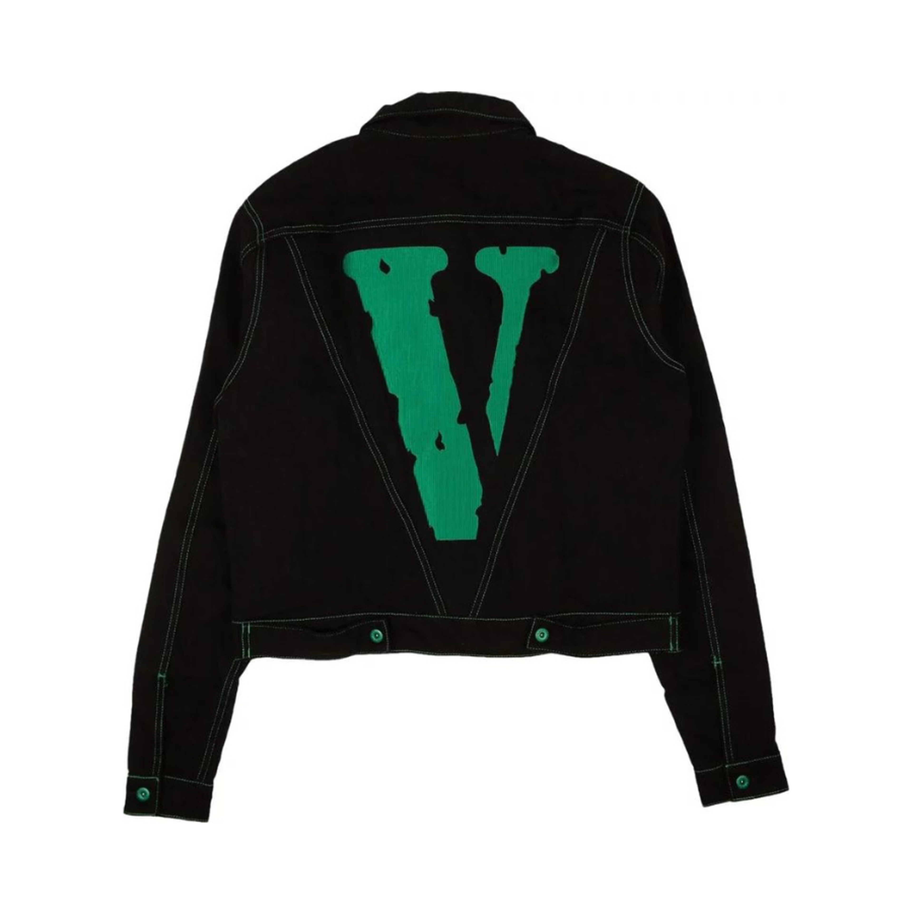 Alternate View 1 of VLONE - Friends Denim Jacket - Black/Green