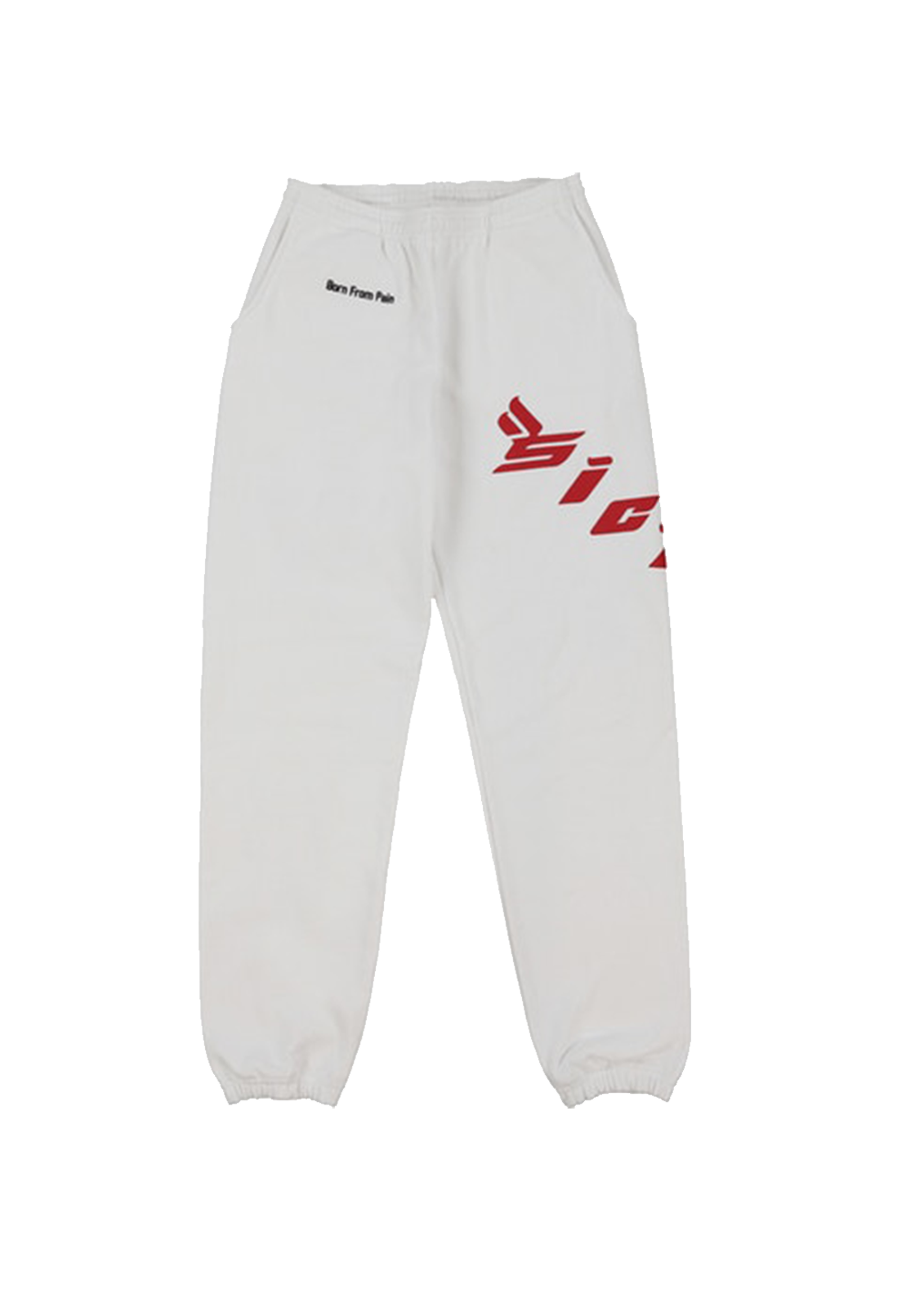 Born From Pain Sweatpants - White