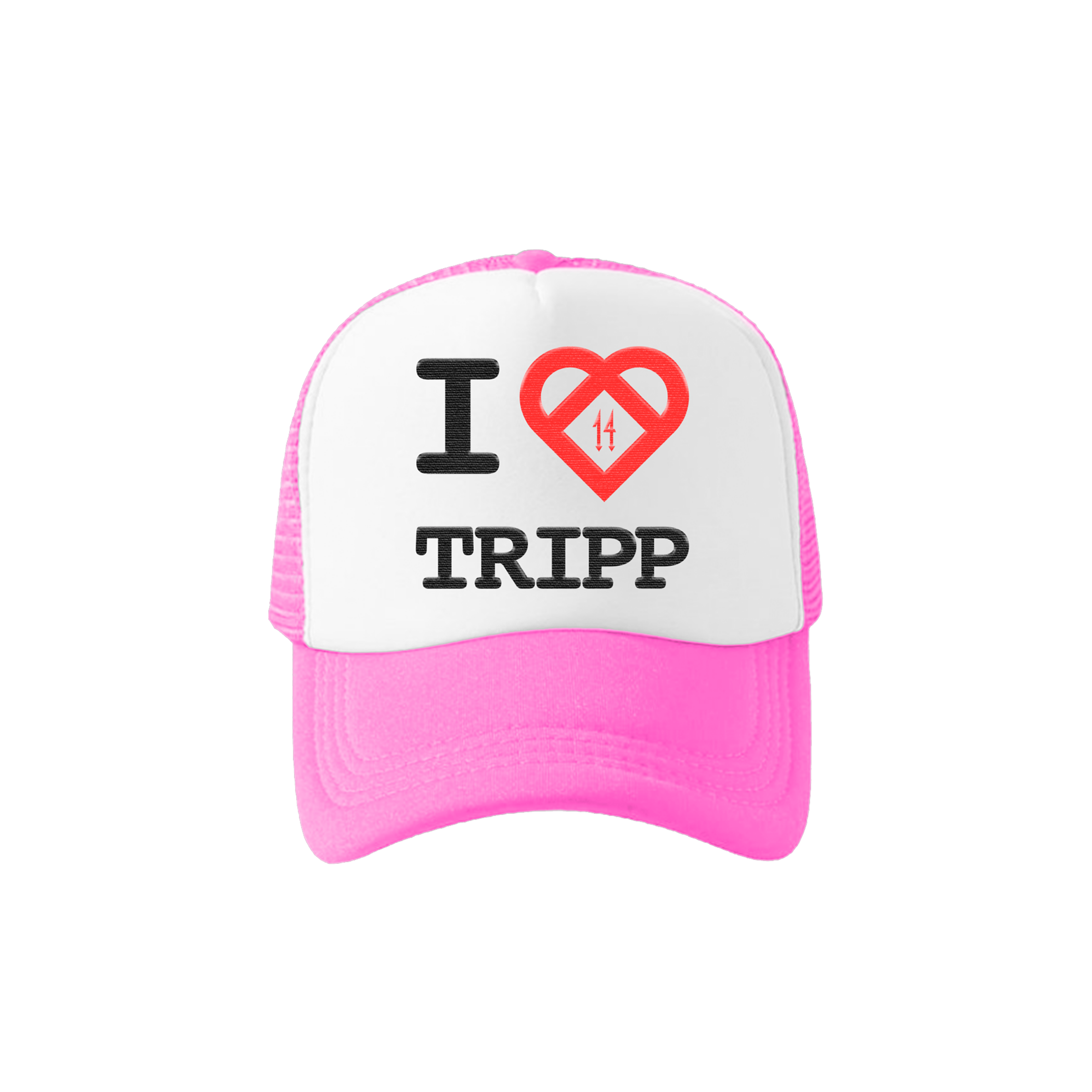 I <3 TRIPP HAT PINK